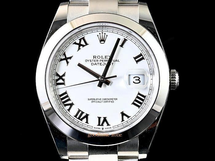 [現貨] ROLEX 勞力士 126300 Datejust II 全新24/02現貨 白色羅馬面 41mm LRK261 126333 126334
