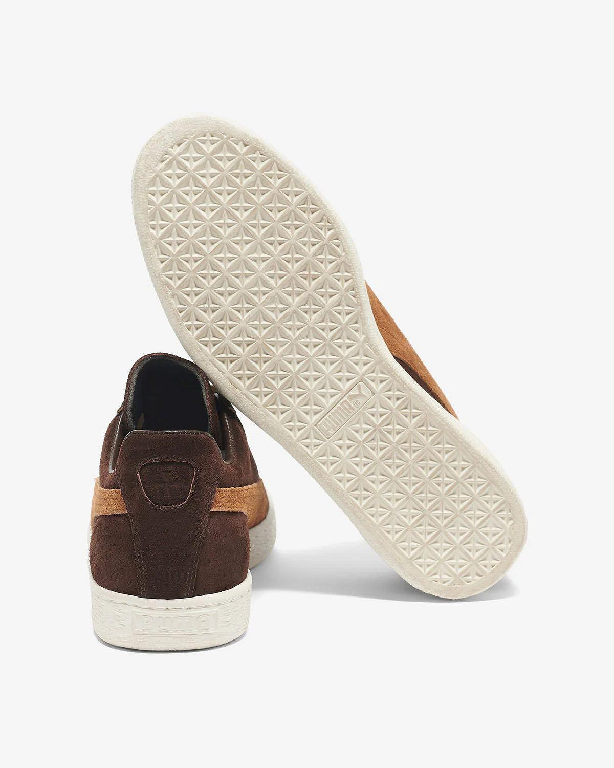 日本製PUMA x Noah MIJ Suede Classic 聯名款咖啡色。太陽選物社