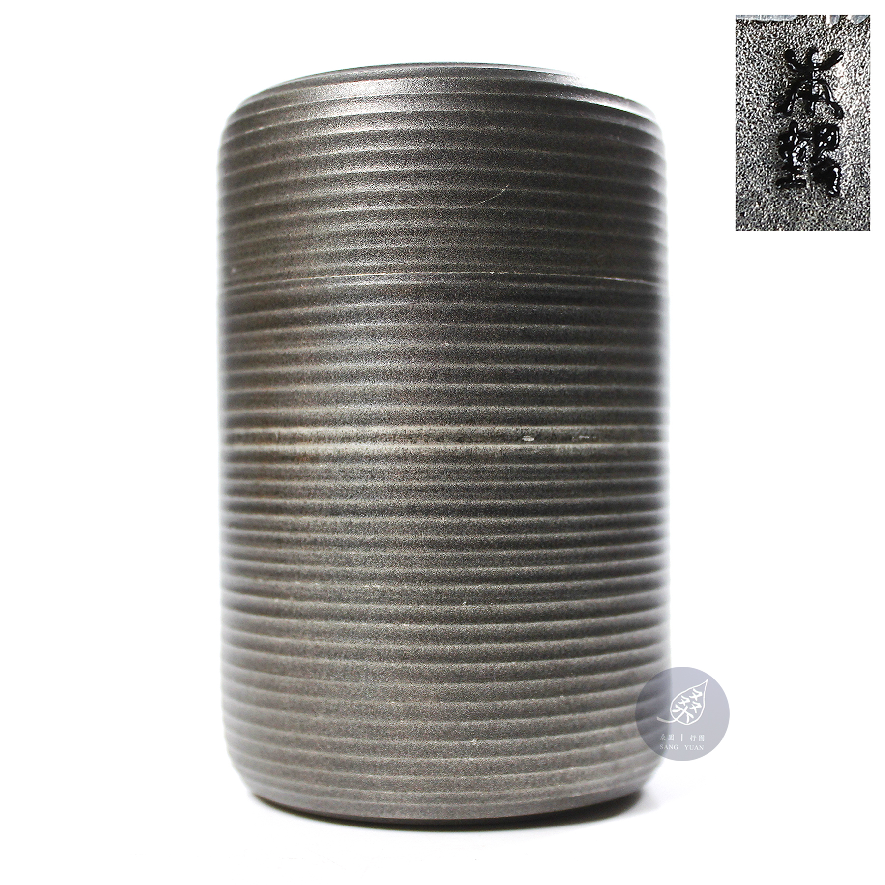 時代錫器 本錫製　 梅文　茶入　10cm 日本錫半造純錫茶葉罐本錫製茶入錘目紋錫