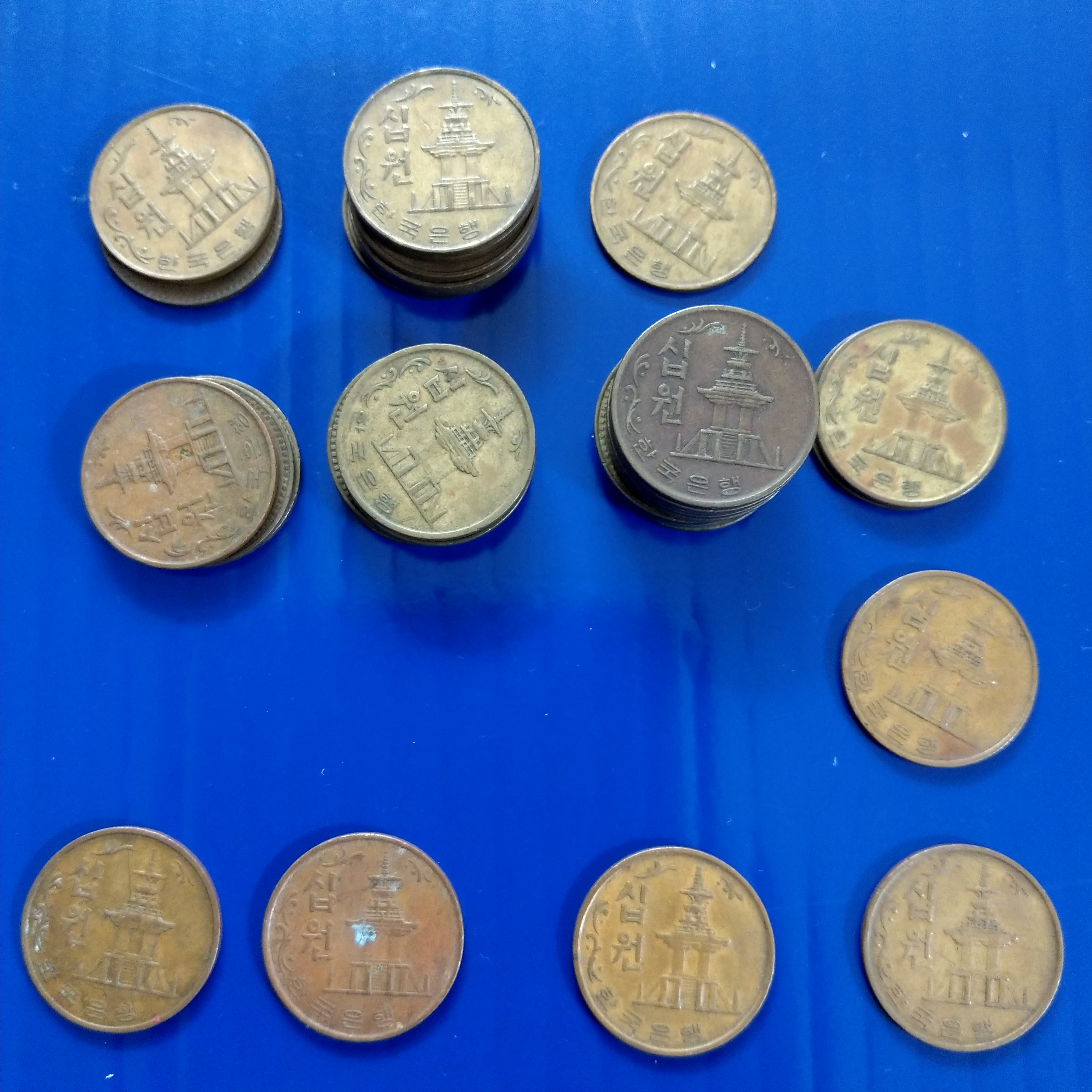 大三元】韓國錢幣-老版銅幣10韓元-1966.1967.1968.1969.1970.1971~1980請依年度下標| Yahoo拍賣