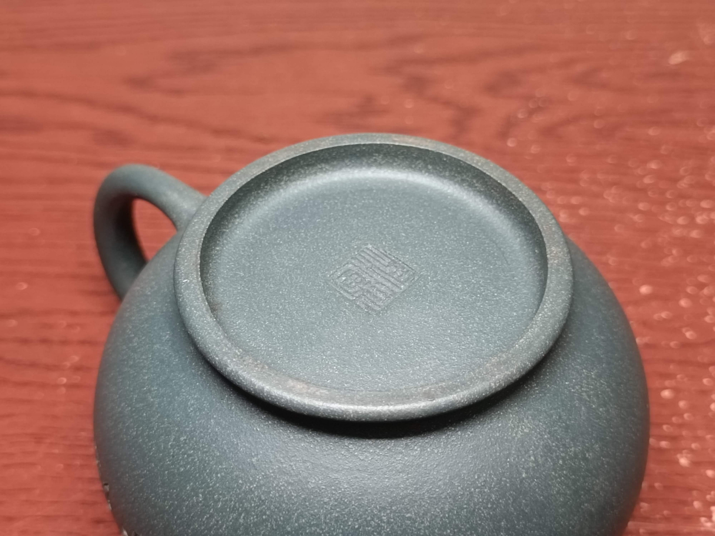 緑屋h□ 中国古玩 末廣泰號 銘 竹製 古錫 茶入 茶壺