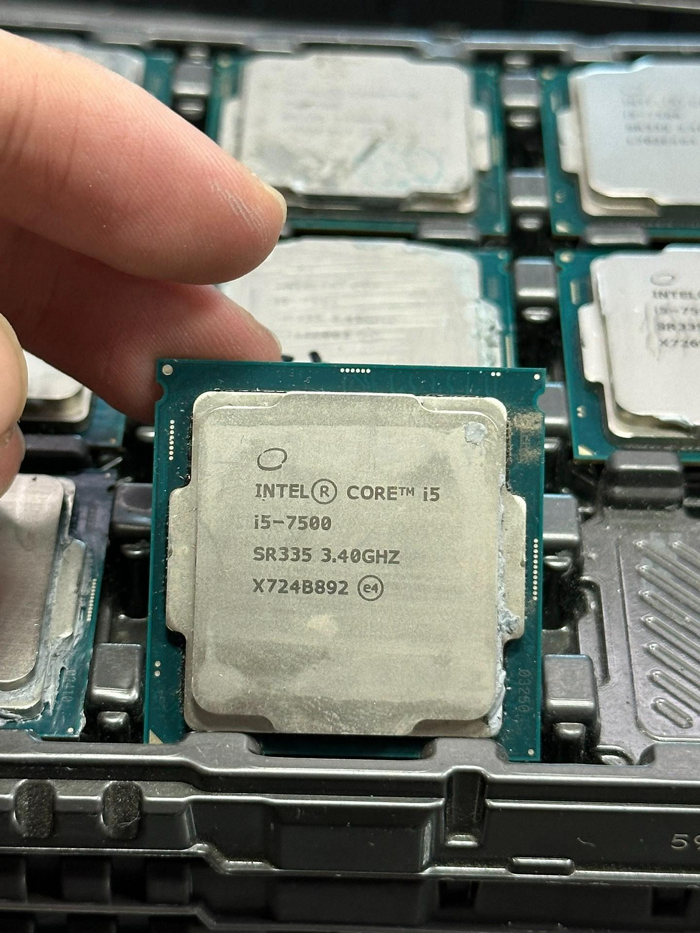 【環球科技】Intel i5-7500 四核處理器 3.40GHz 1151針腳 拆機品 成色新 金色觸點無氧化 功能完好 實物拍攝 已測試