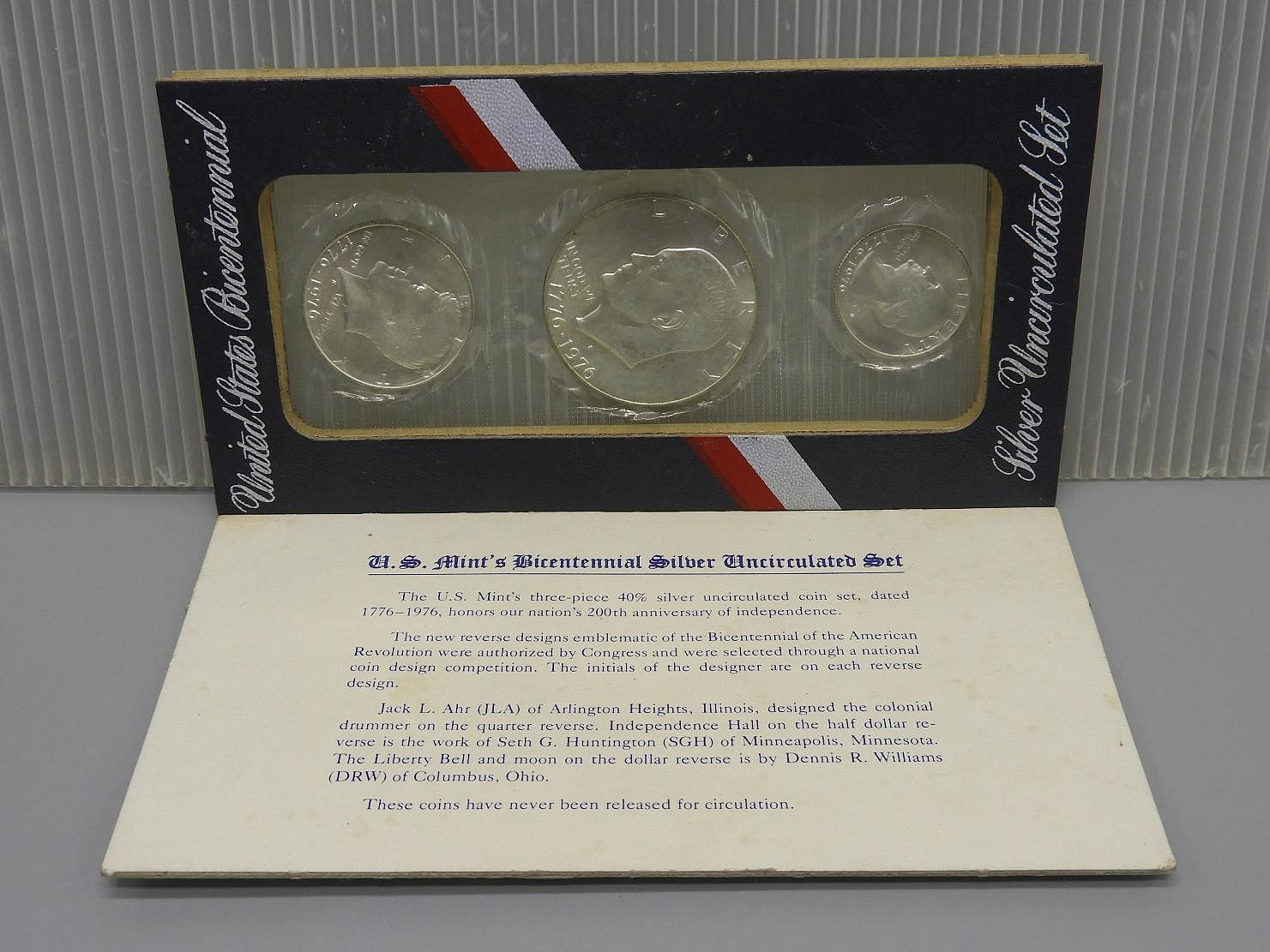 周日結標】(M013-7)=1976年美國建國200周年紀念銀幣組(1套3枚) =保真| Yahoo拍賣