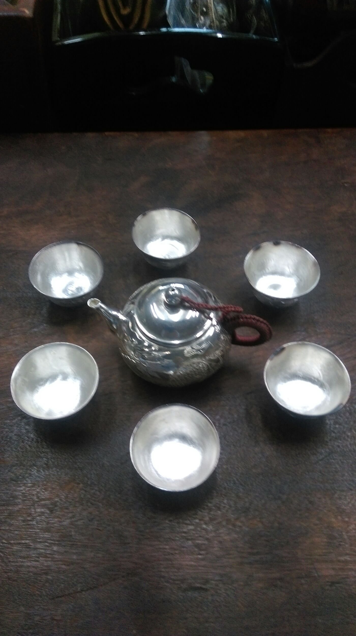 大草原典藏，台灣60年代純銀，水林老銀壺組，慶祝八週年特價品，已售