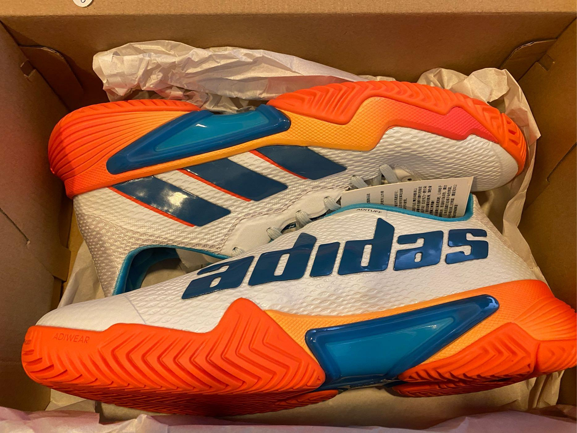 T.A】零碼限時優惠Adidas New Barricade 限定款Tsitsipas Thiem 盧彥勳