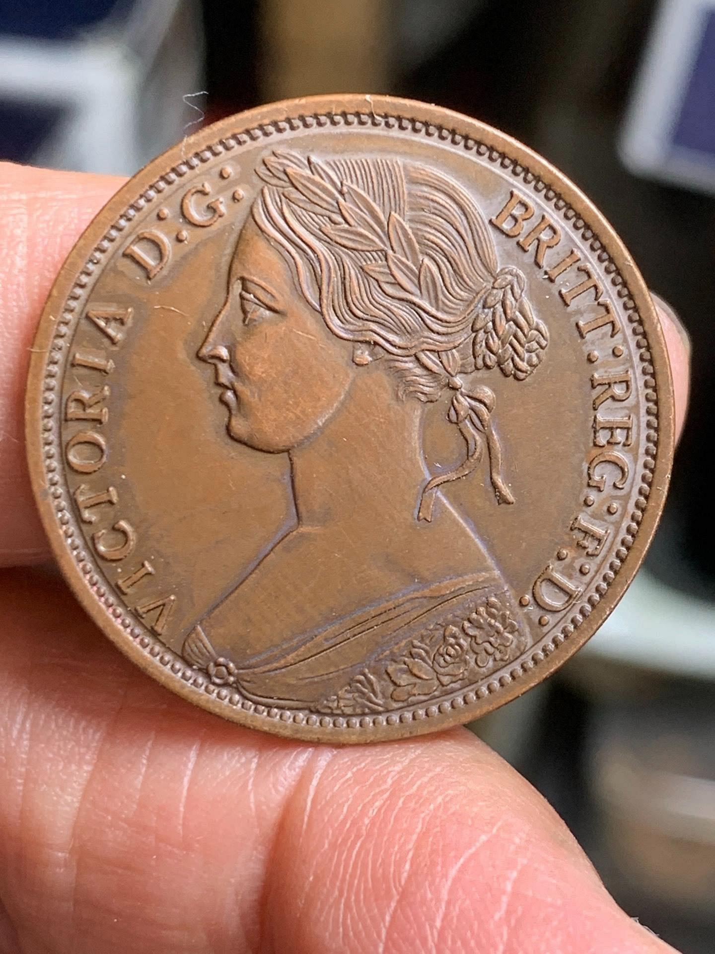 85）1862年香港一仙銅幣。～ | Yahoo拍賣