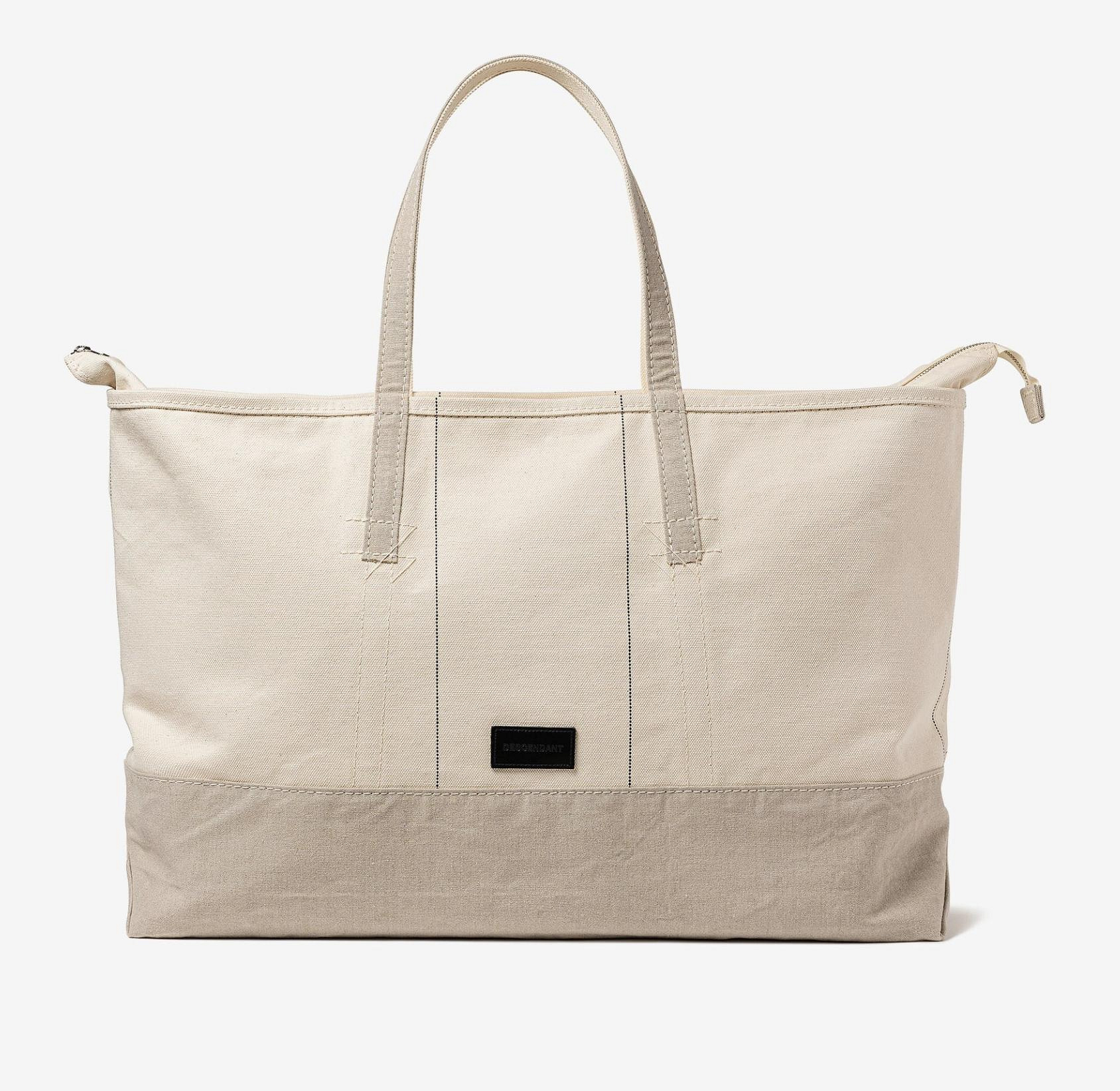 バッグ DESCENDANT COAL BAG TOTE M raregem DESCENDANT/COAL BAG TOTE M raregem (WHITE)