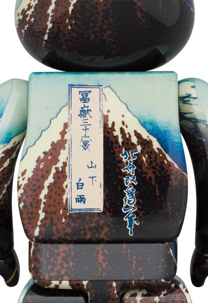 BEETLE BE@RBRICK 葛飾北斎富士山山下白雨冨嶽三十六景FUJI 浮世繪100