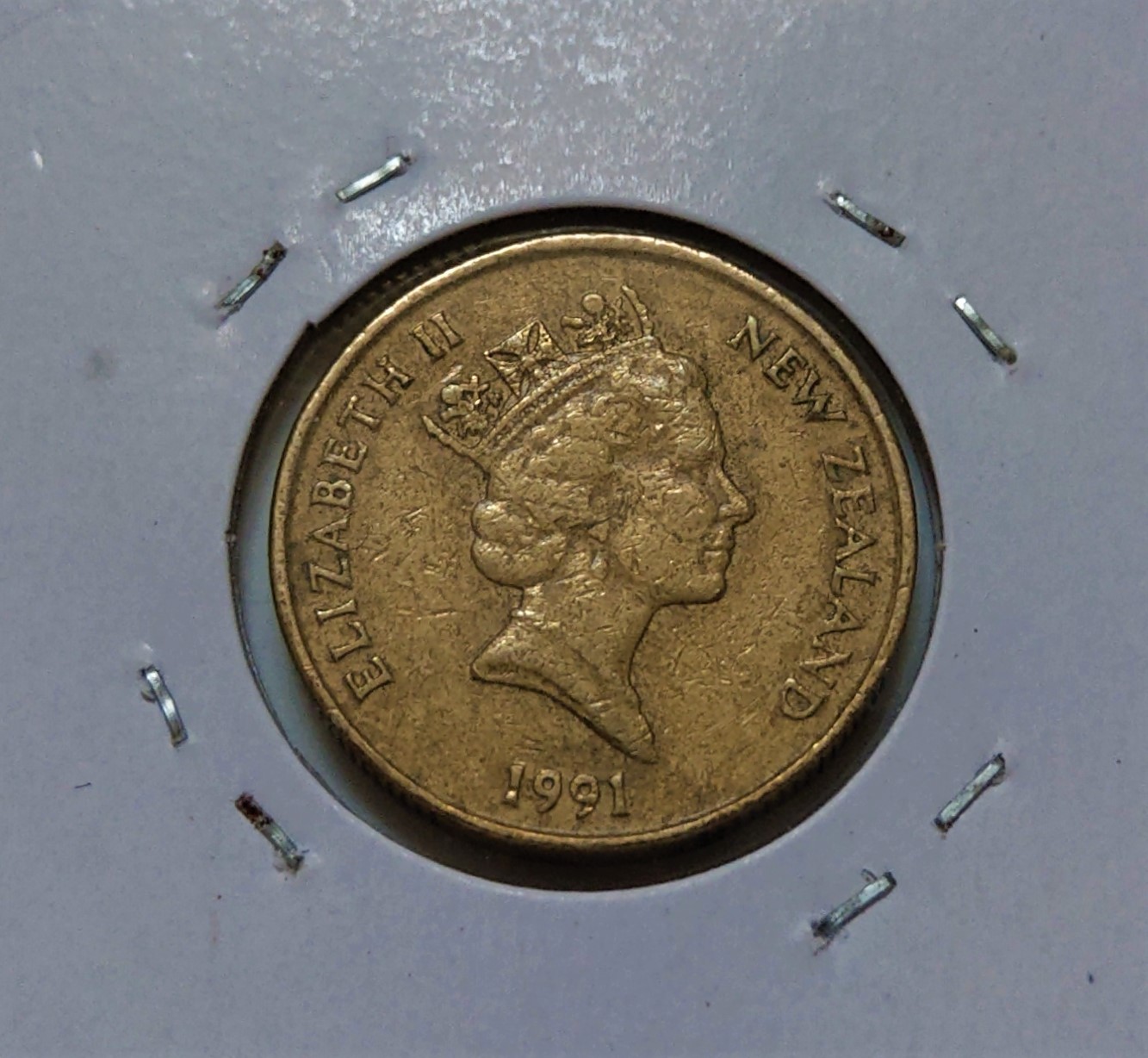 古錢幣 瑞蚨盈祥 1991 年伊莉莎白2世奇異鳥國徽1 Dollar 厚型古銅錢幣| Yahoo拍賣
