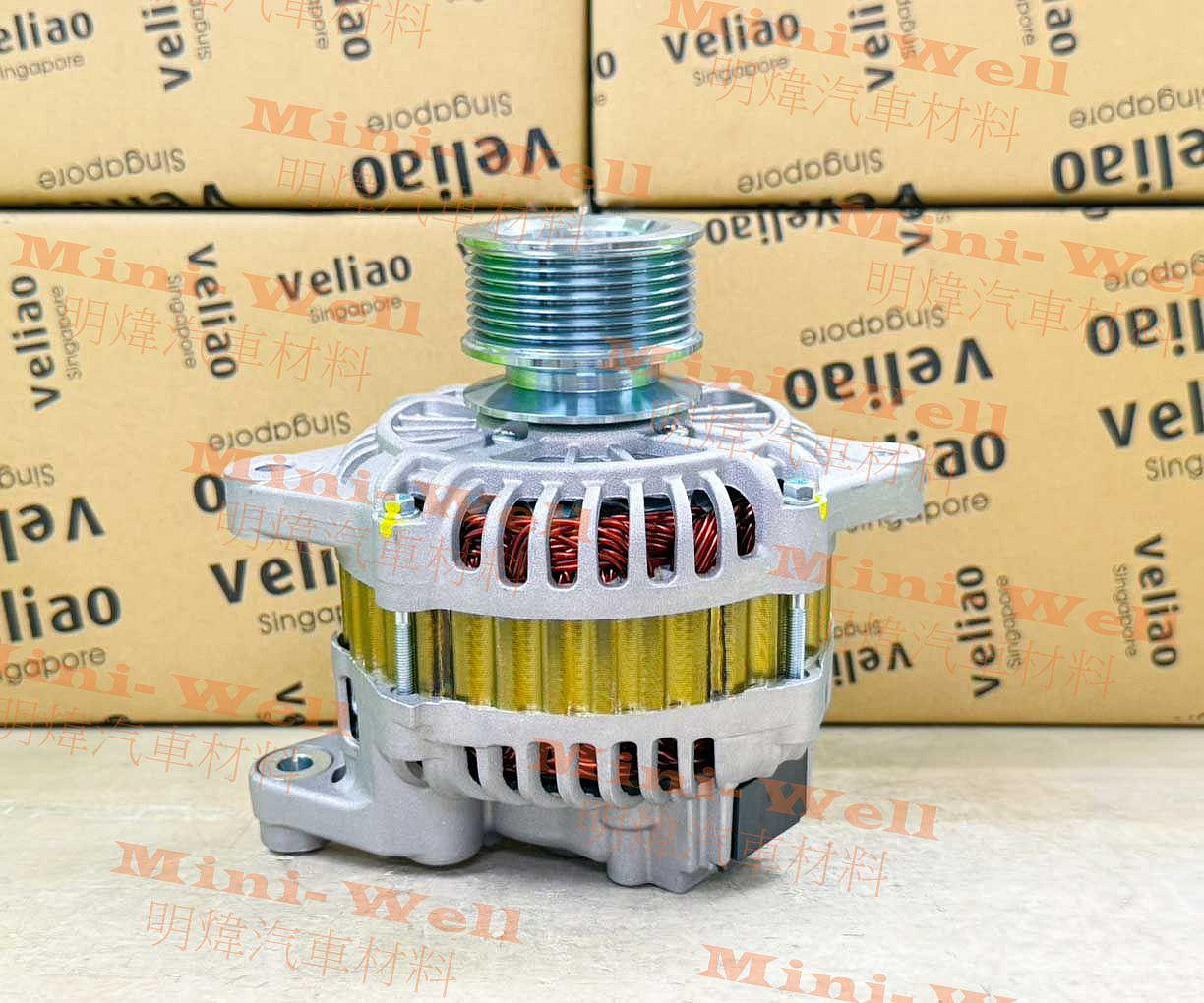 ※明煒汽車材料※五十鈴 一路發 5T-6.5T噸 (六期/內扇7PK+1溝) 15- 24V 90A 維利奧 全新品 發電機
