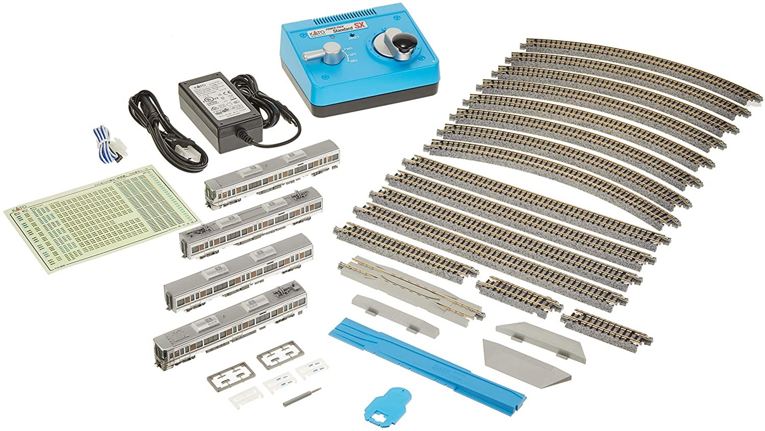 KATO9点セット KATO 10-029 入門套裝組電車225-100系新快速| Yahoo拍賣