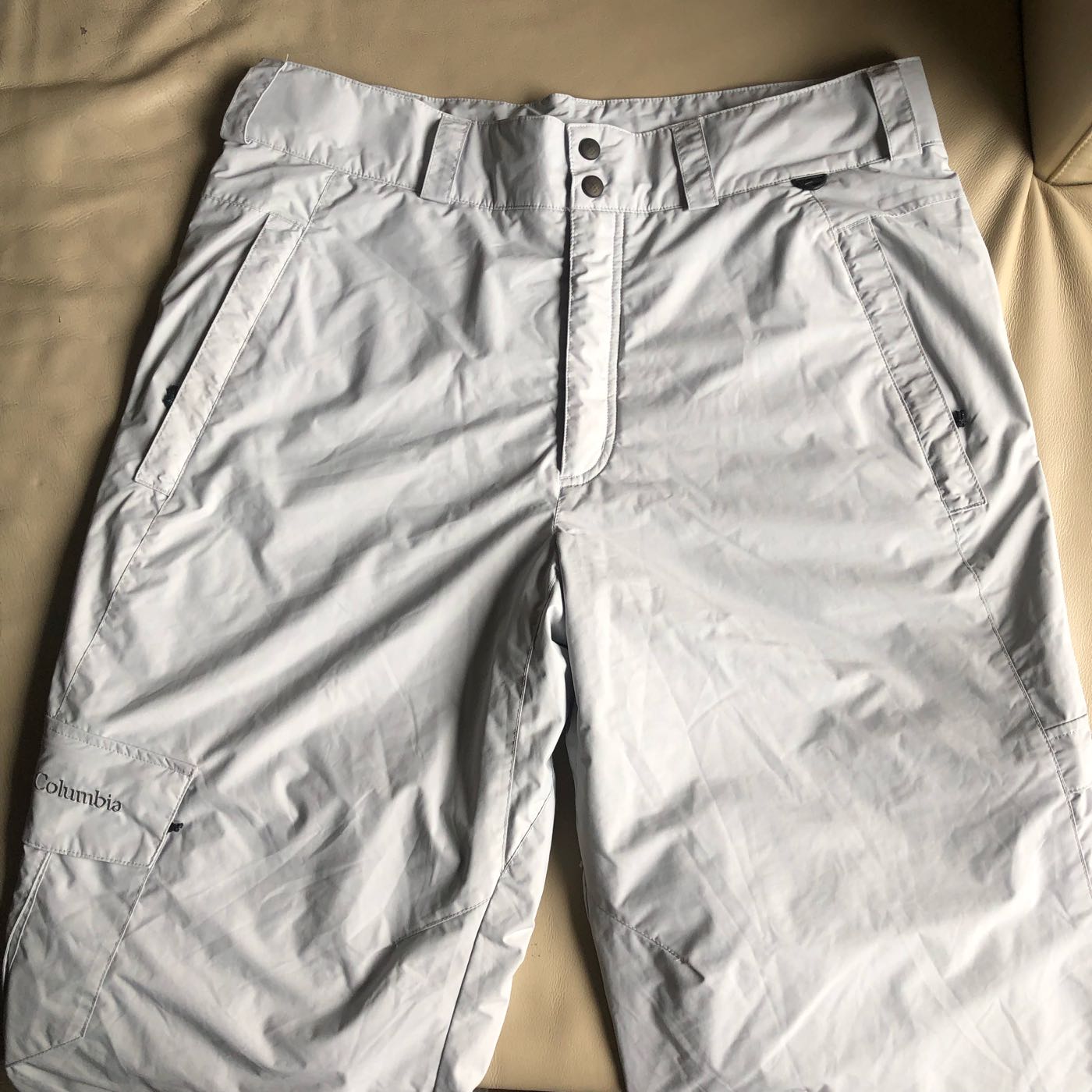 [品味人生]保證正品 Columbia  卡其色 雪褲 防寒褲  滑雪褲 size L