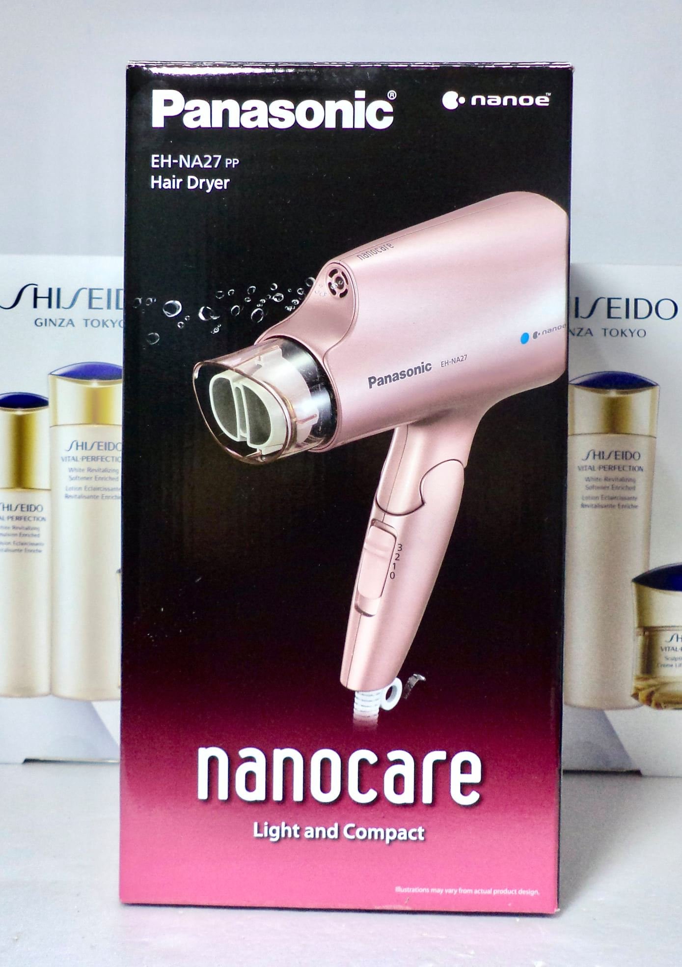 伊思小舖】Panasonic 國際牌奈米水離子吹風機EH-NA27 PP (台灣公司貨