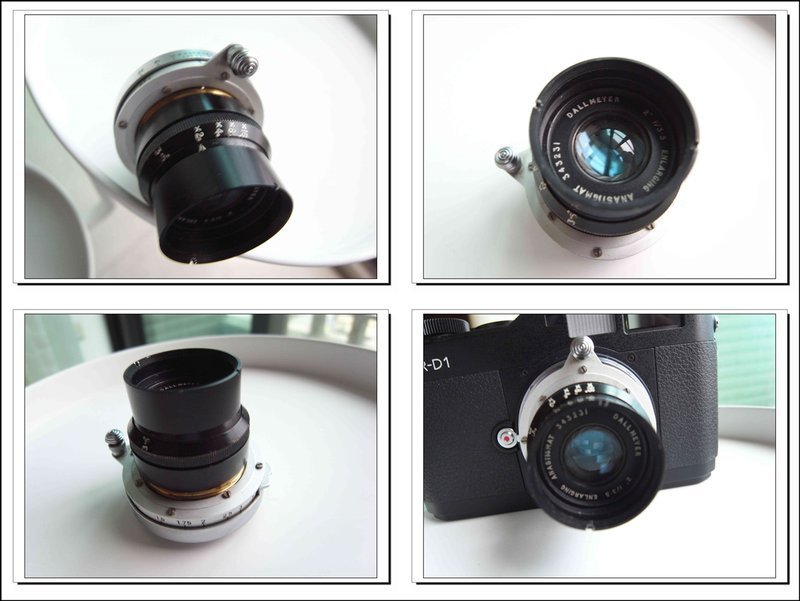 Dallmeyer 50mm (2inch) f3.5改L39 電影鏡頭kinoptik Angenieux可參考