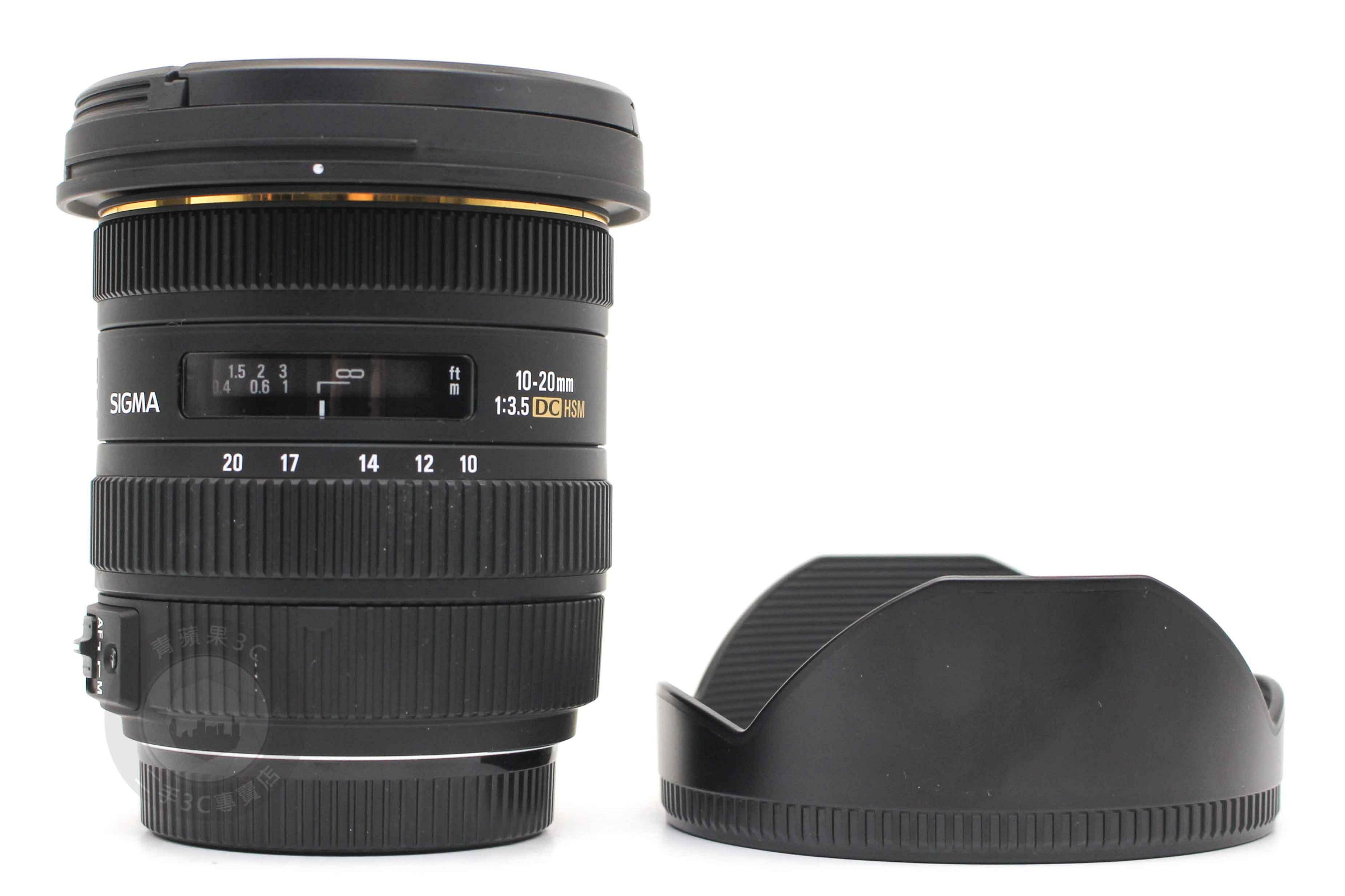【高雄青蘋果3C】SIGMA 10-20MM F3.5 DC HSM FOR SONY A-MOUNT 二手鏡頭#103719