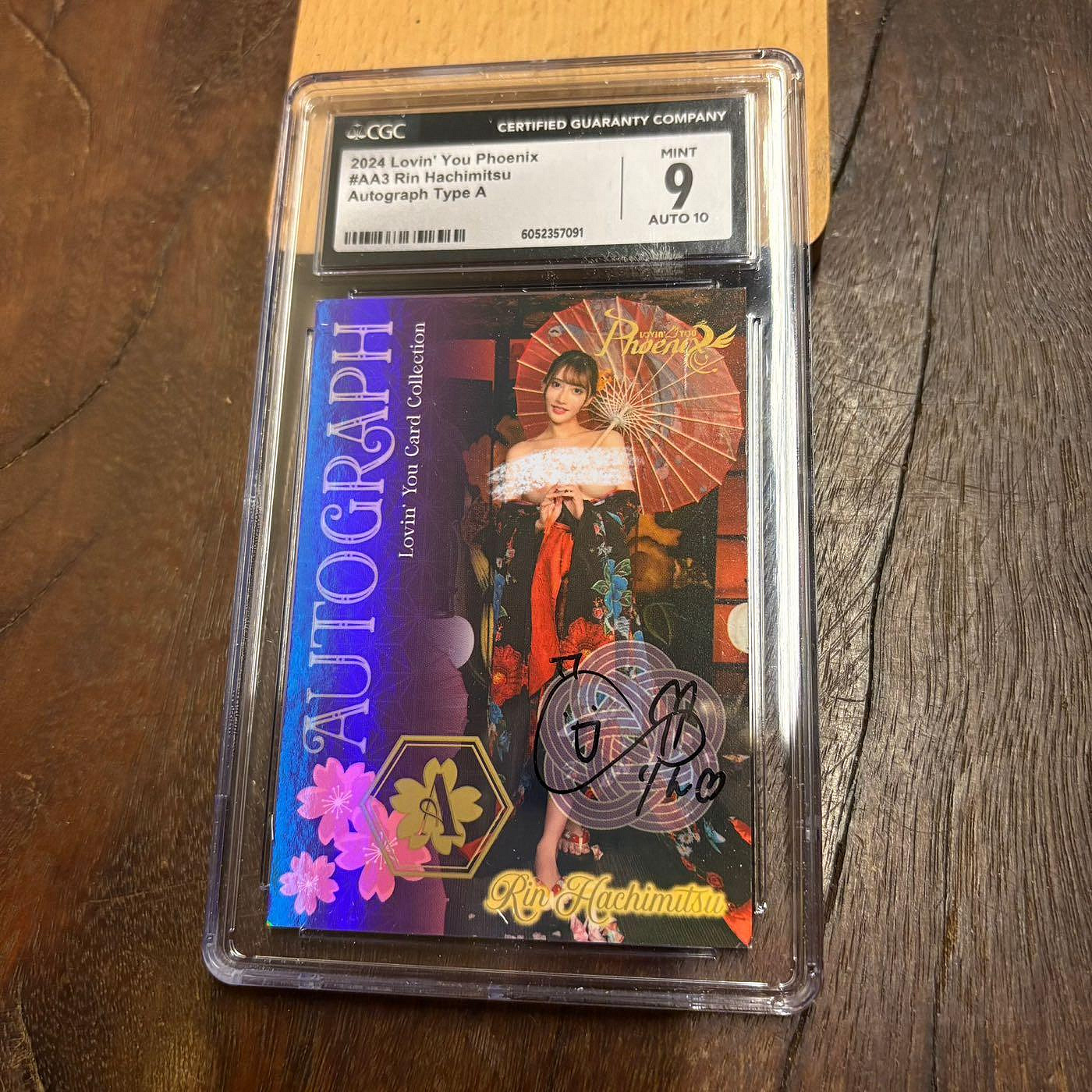 2024 Lovin' You Phoenix #AA3 八蜜凛Rin Hachimitsu CGC 9 鑑定卡親筆