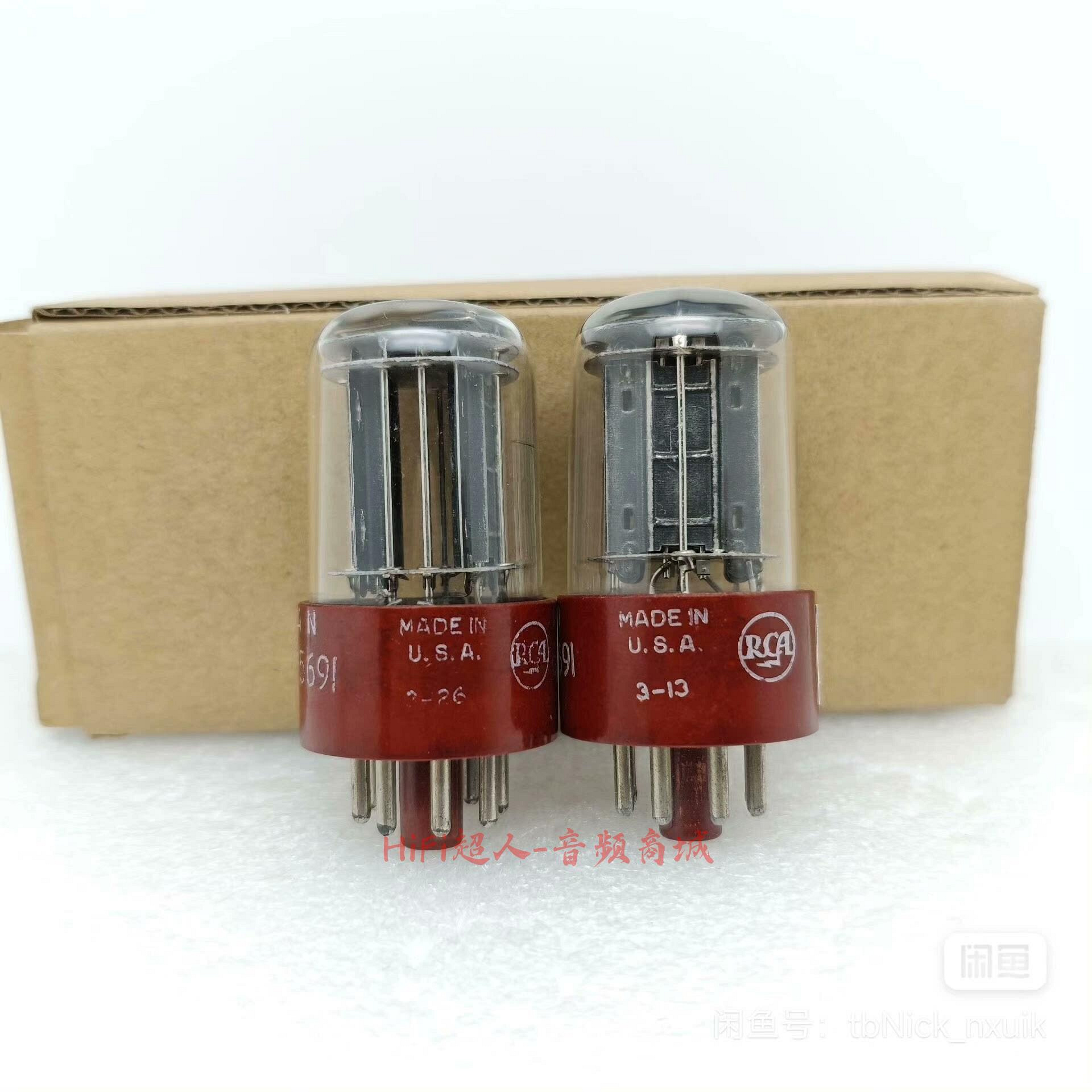真空管：RCA 6SJ7-M 真空管 RCA - オーディオ機器 JAN 6SJ7