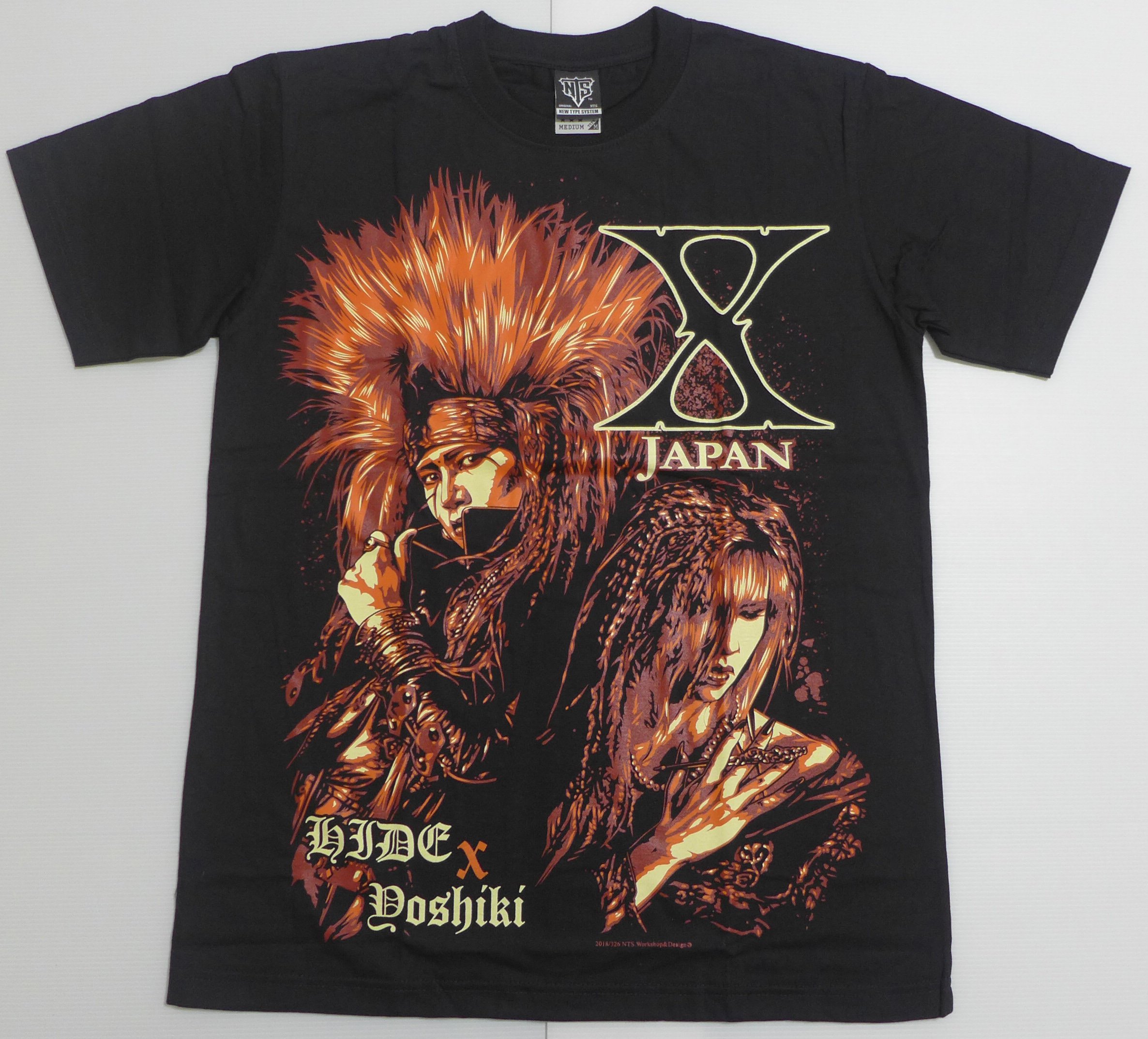 Mr.17】 X JAPAN 日本HIDE YOSHIKI 進口漫畫風搖滾金屬團T-SHIRT