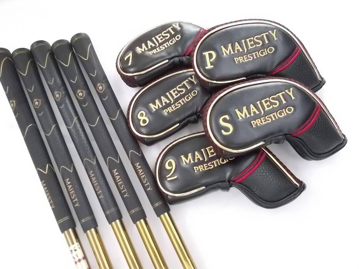 【美品】レディース　高級アイアン　マジェスティ PRESTIGIO MAJESTY PRESTIGIO GOLD 6本 女性用アイアンセットL 高級 MAJESTY