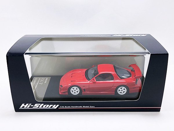 秉田屋】現貨Hi-Story Mazda RX-7 FD3S Mazdaspeed R-Spec 紅1/43