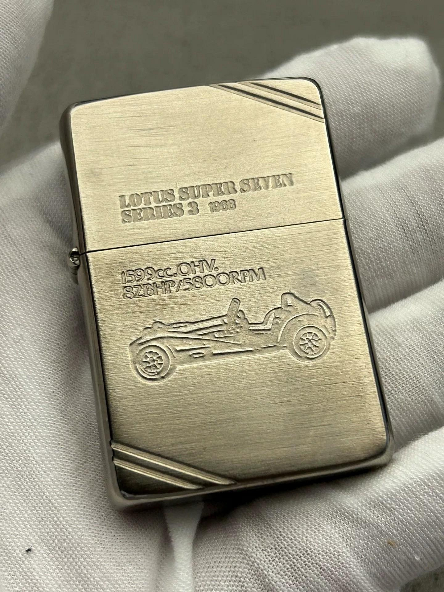 嚴選Zippo二手85年初版37切角路蓮燈火機 經典款收藏推薦 85年 Zippo 路蓮 燈火機