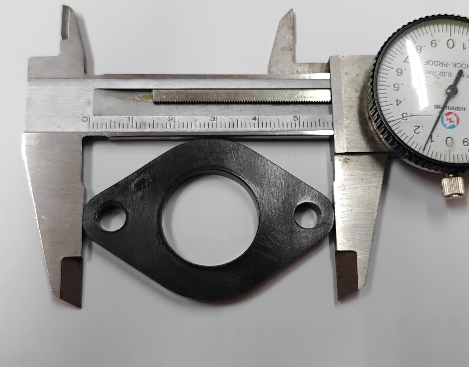 機車小舖#三陽原廠舊迪爵/巡弋/悍將/風雲/豪邁/奔馳/威風/豪漢125--化油器絕緣片/歧管隔墊板(全新) | Yahoo拍賣