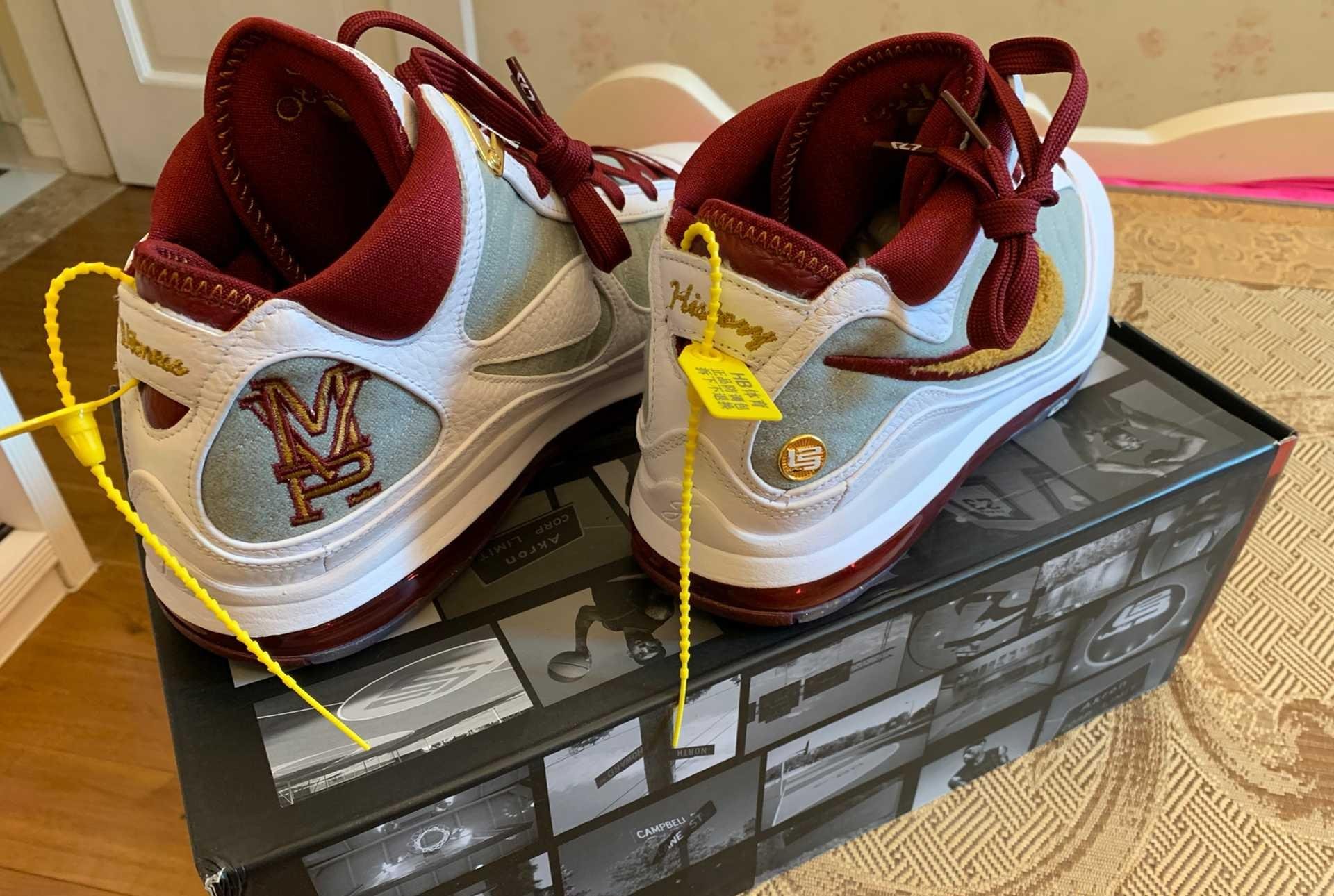 lebron 7 mvp on feet