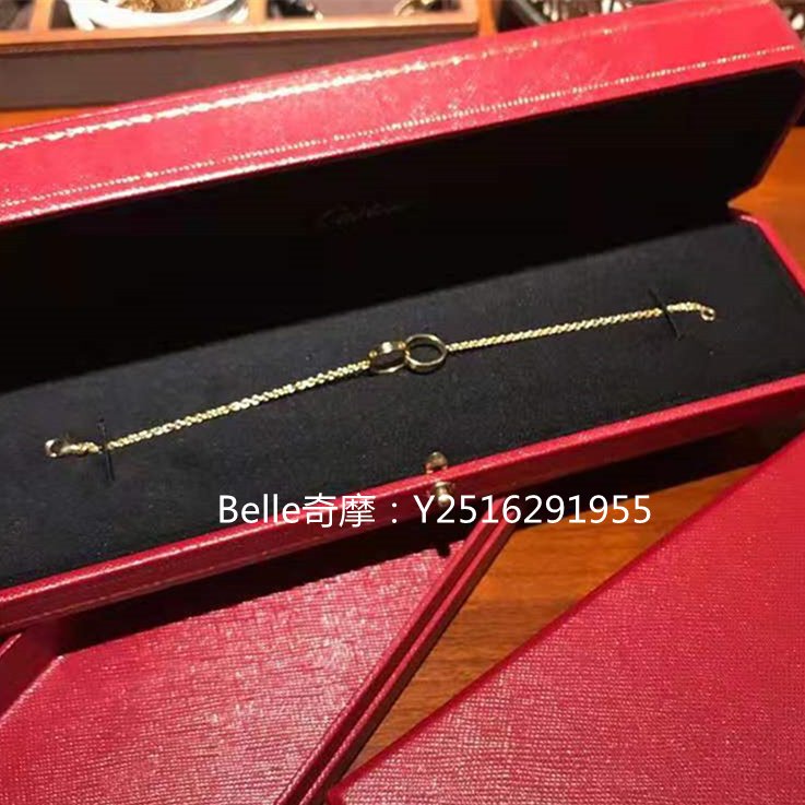 流當奢品 Cartier 卡地亞 Love系列 18K黃金手鍊 B6027100 真品現貨