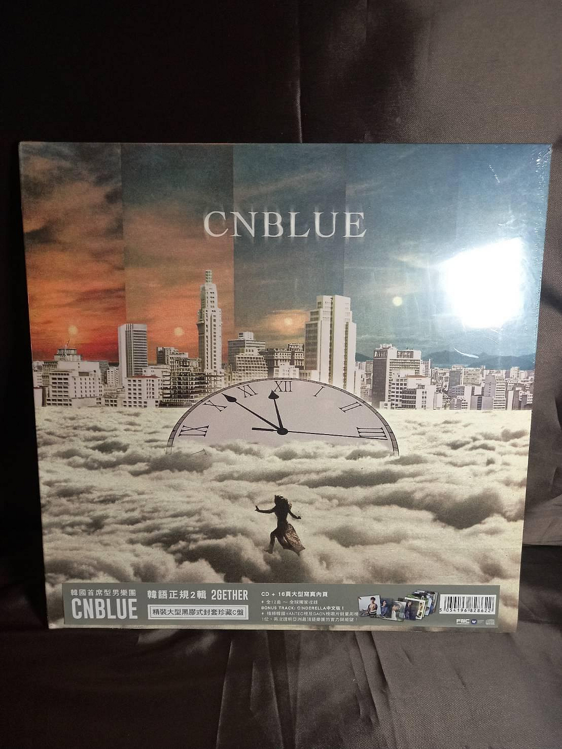 全新CNBLUE【 韓語正規2輯2gether 】CD 精裝大型黑膠式封套珍藏C盤
