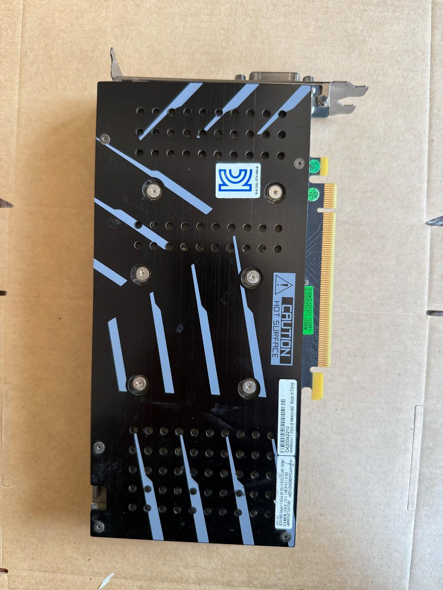 嚴選 GeForce GTX 1660Ti 6GB 獨立顯卡，專為辦公與遊戲設計 6GB GDDR5 显存 /
