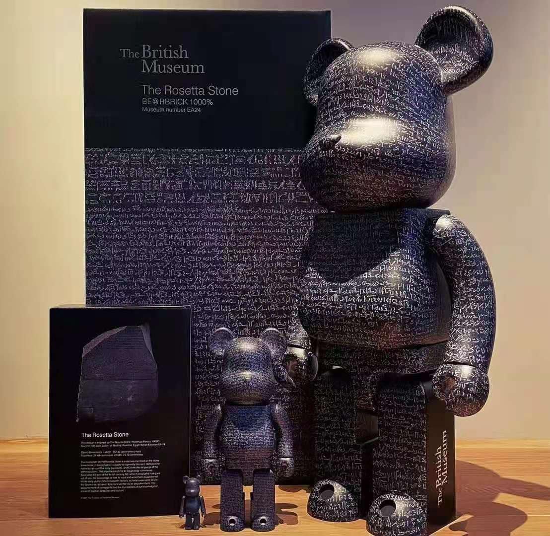 潮流本舖》BE@RBRICK BEARBRICK Rosetta Stone 1000% 大英博物館羅賽塔