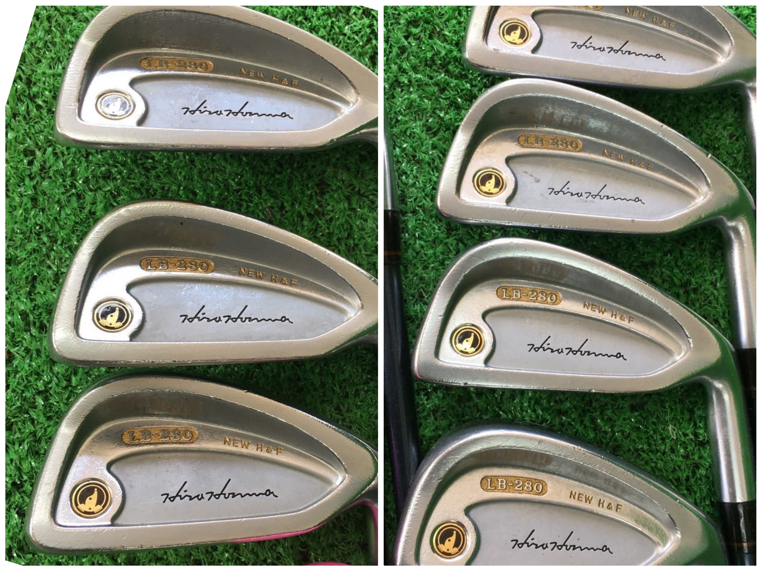 高球夥伴】 HONMA LB-280 NEW H&F 高級軟鐵桿頭鐵桿組[ 3-9共七支] [ R