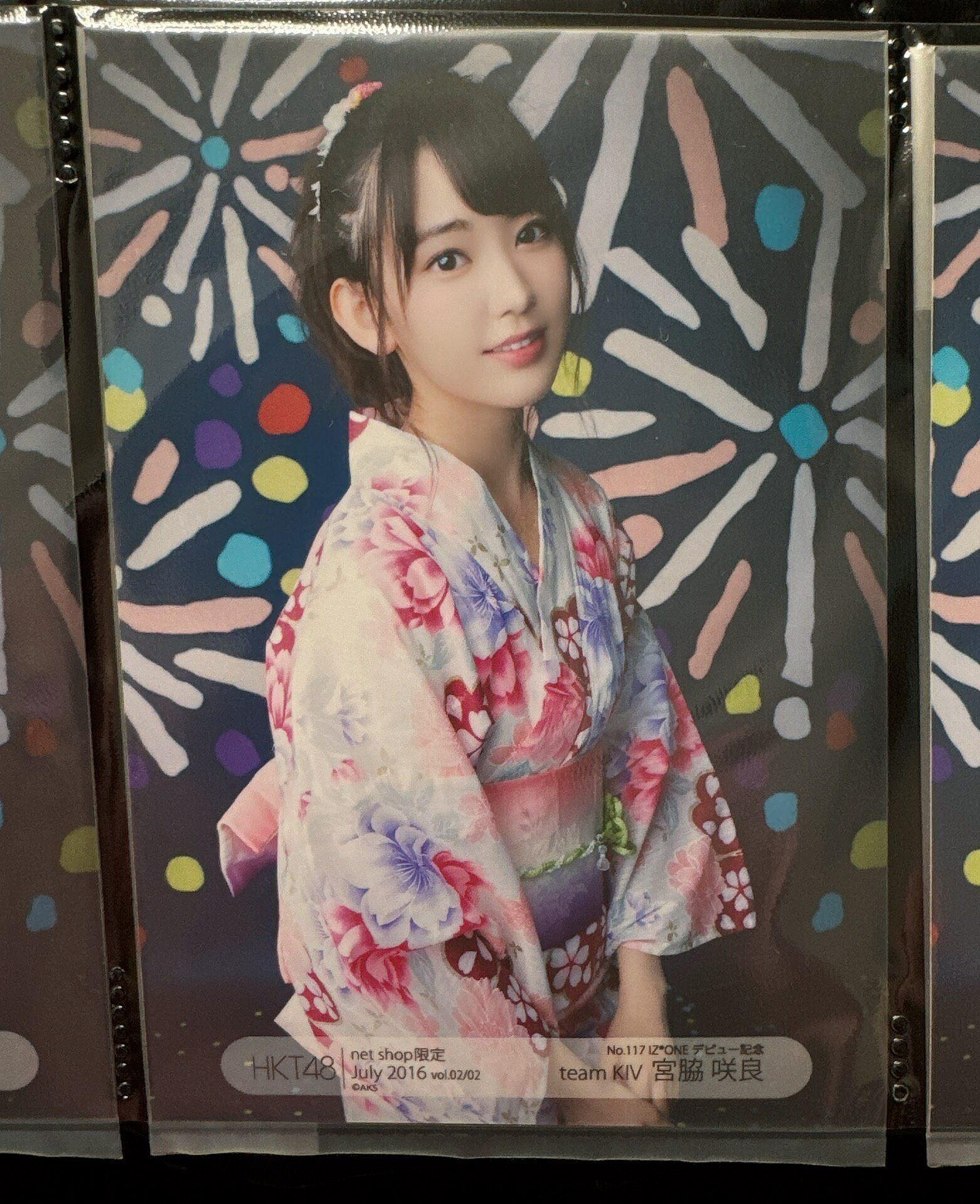 嚴選HKT48宮脇咲良生寫真，浴衣小櫻花個人照推薦收藏宮脇咲良宮脇樽花