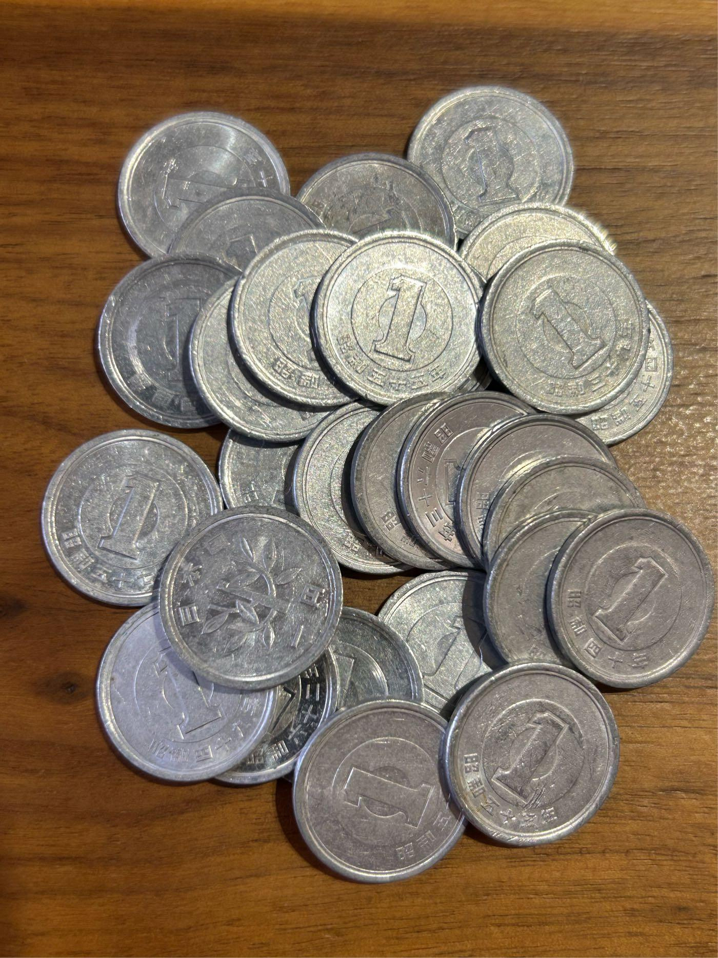 H2Shop】日本Japan 日幣日元1円昭和37-63年1962-1988年Yen 竹子圖案鋁幣錢幣硬幣| Yahoo拍賣