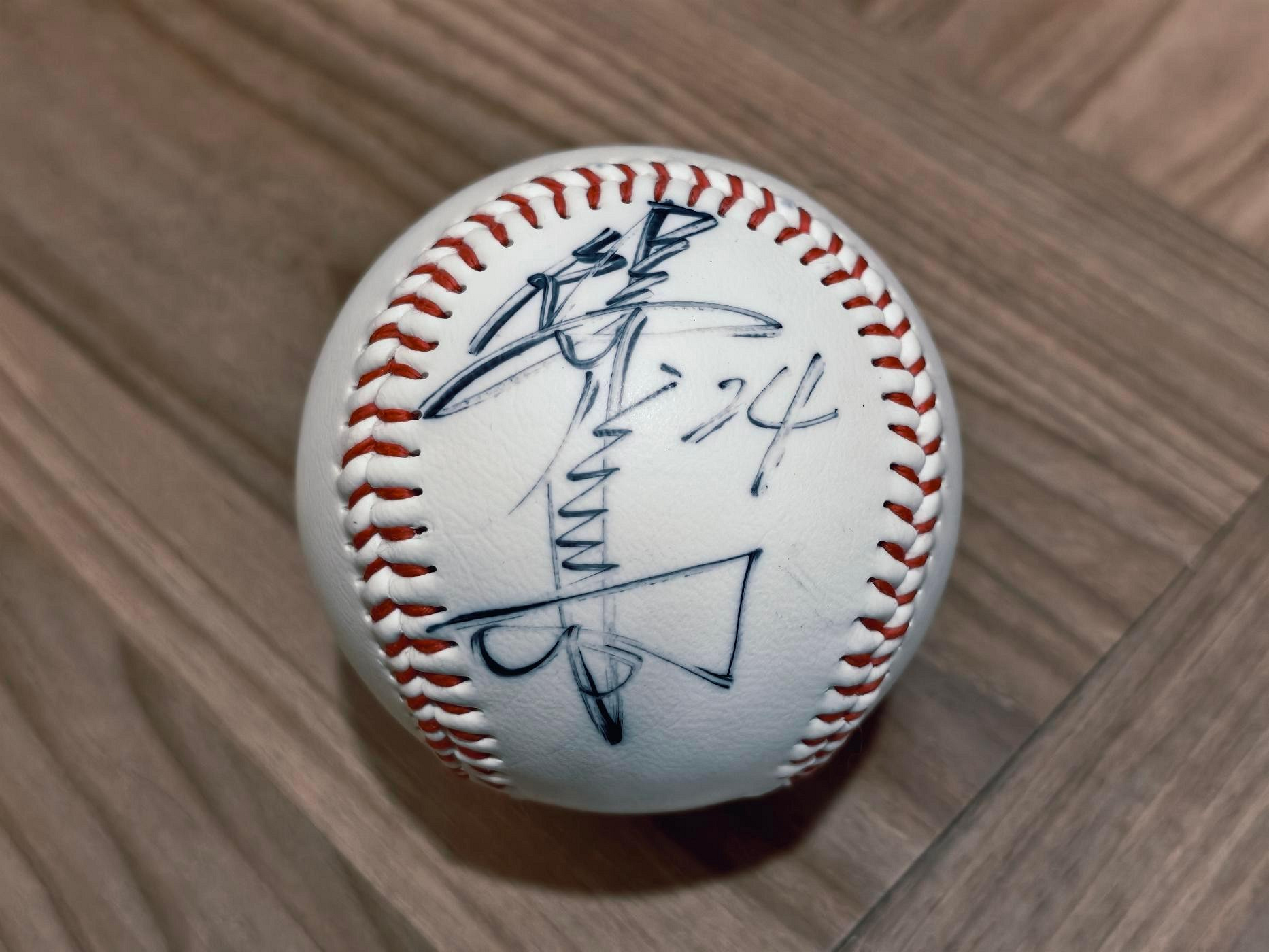 陽岱鋼舊名陽仲壽親筆簽名球日本火腿巨人盜壘王12強中華隊| Yahoo拍賣