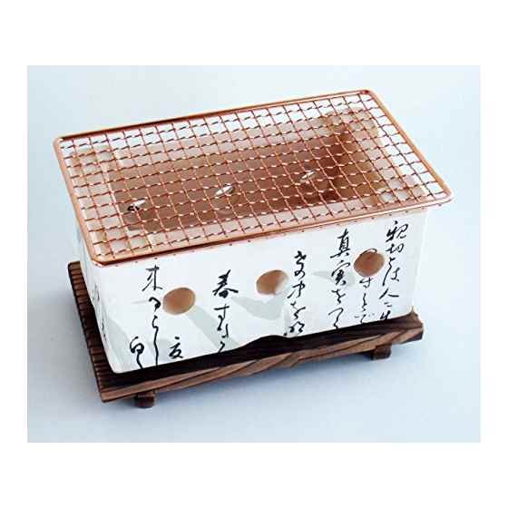 飞驒炉　高山炉　硅藻土　桌上 Amazon.co.jp: 飛騨コンロ 七輪 網焼き 卓上 BBQ 練炭 高山