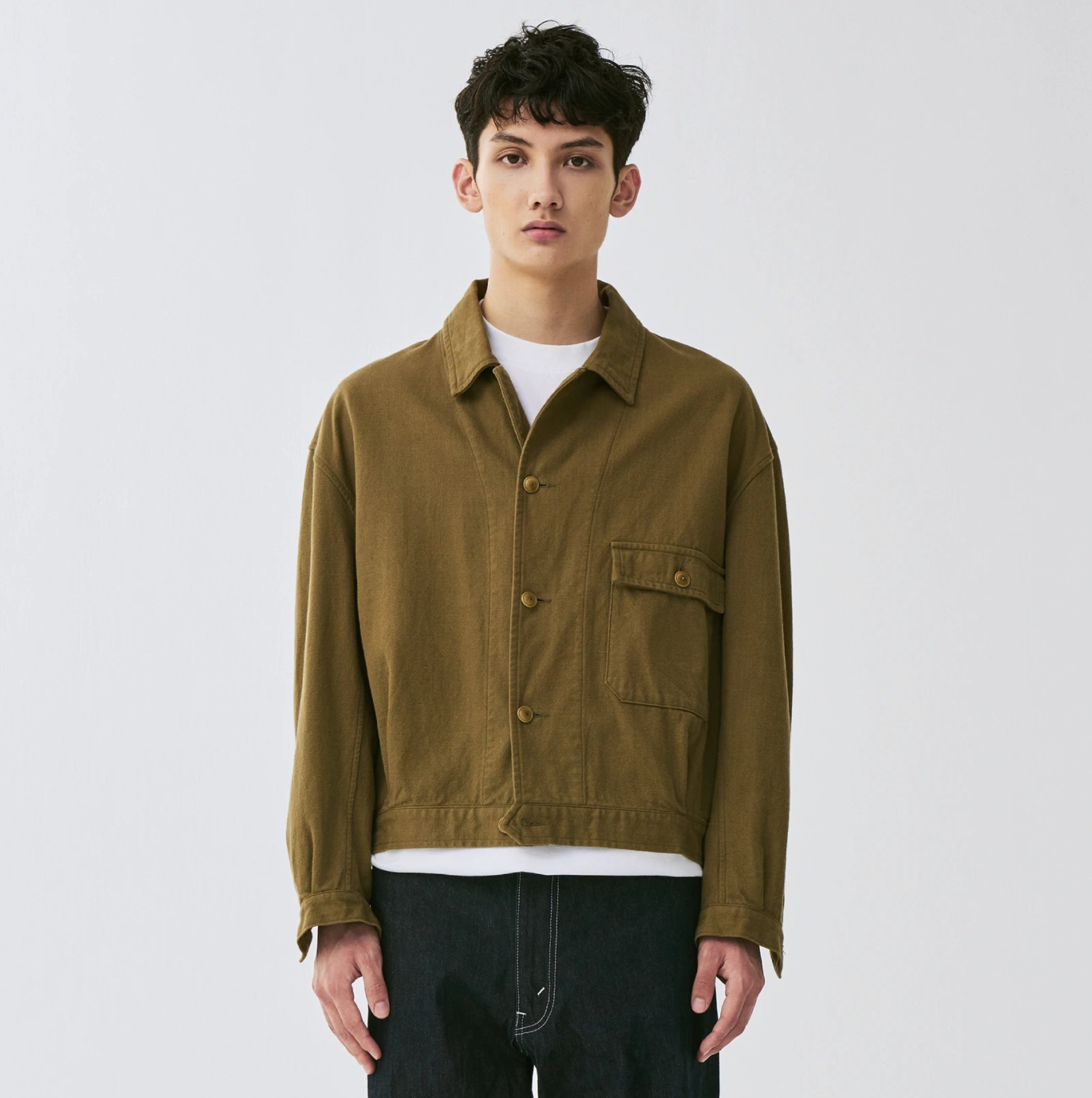ジャケット・アウター KAPTAIN SUNSHINE Mechanic Jacket 21aw ASK availability First)KAPTAIN SUNSHINE Denim Tracker 1P