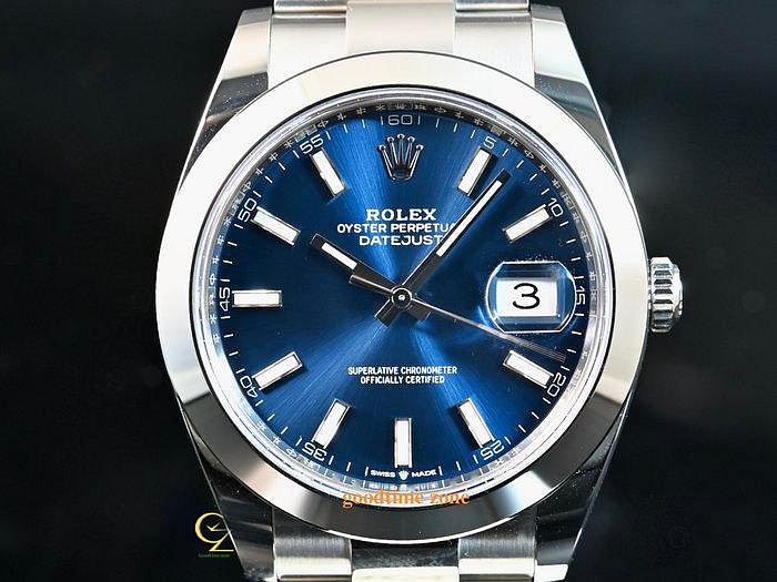 [現貨]ROLEX 勞力士 126300 Datejust  新卡 藍面 版帶 41mm LRB168 126334 116300