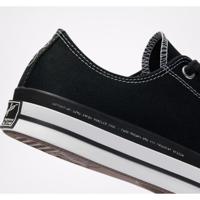 正品】CONVERSE X FRAGMENT X MONCLER CHUCK 70 黑色169069C 藤原浩