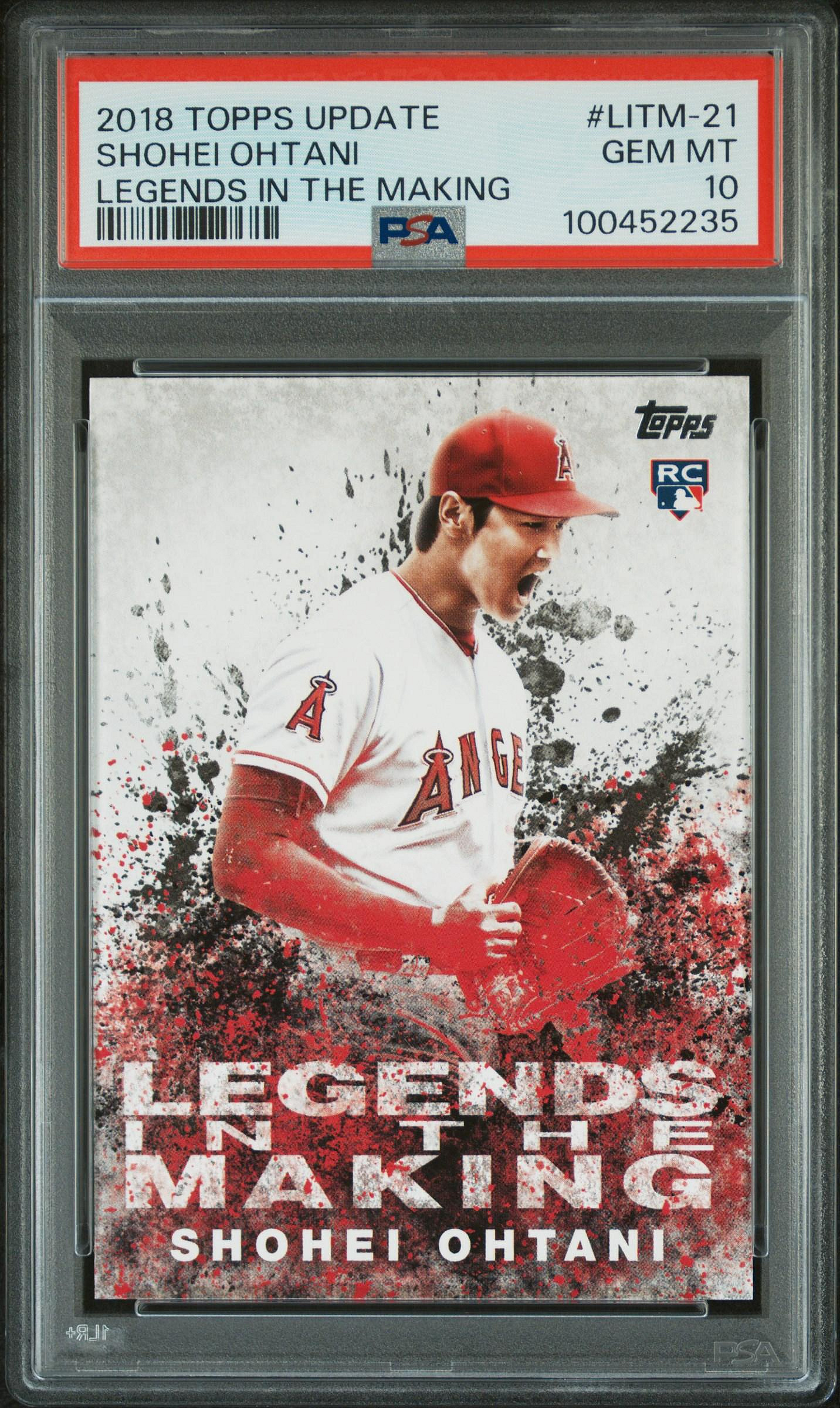 大谷翔平 RC PSA10 2018 Topps update MLB ルーキーカード legends In