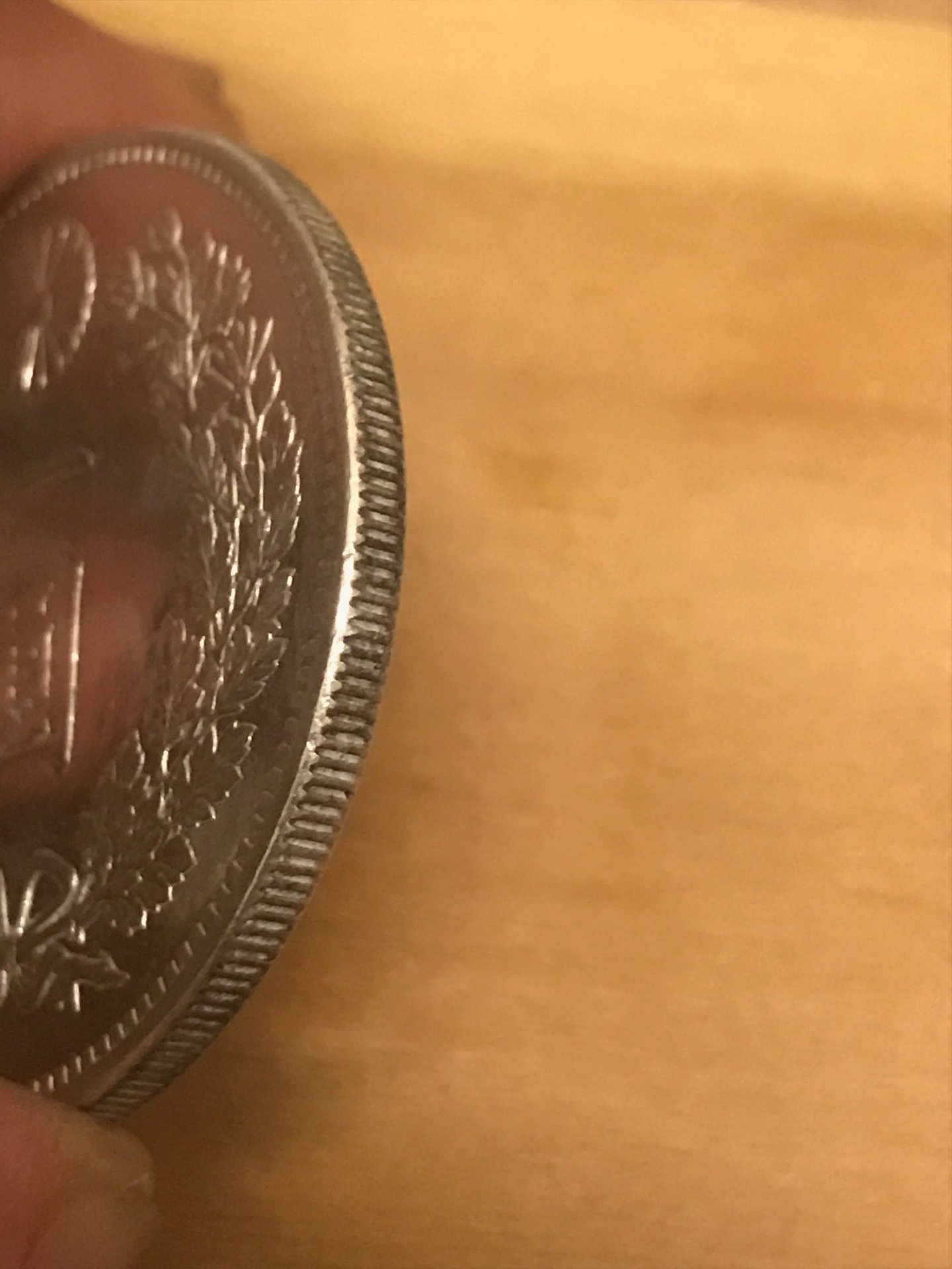明治十九年大特年一圓銀幣前期198輪線少修補保真| Yahoo拍賣