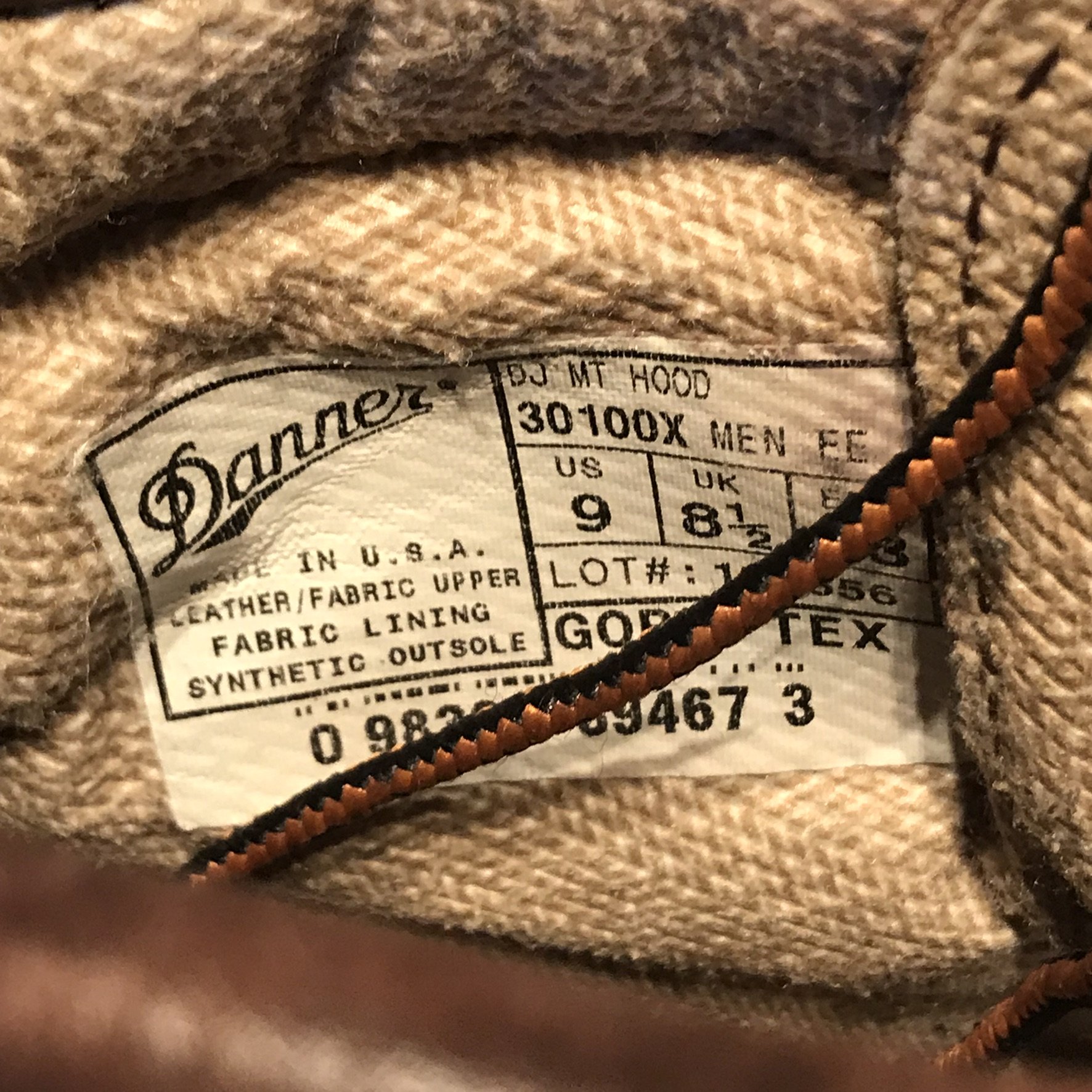 美國製Danner DJ MT HOOD 30100X gore-Tex 靴子木村拓哉著用款