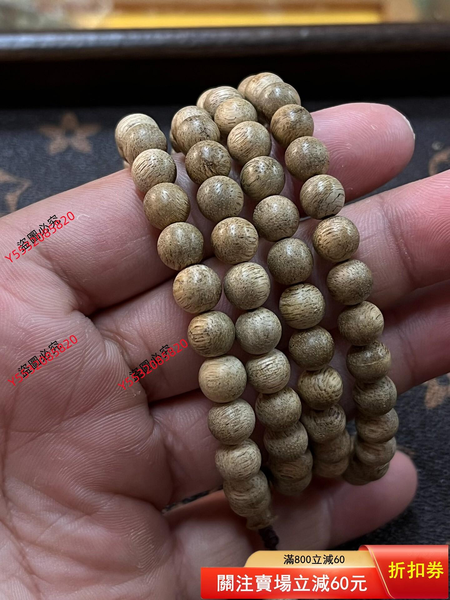 柬埔寨菩薩棋0.7多圈108顆柬埔寨金星菩薩棋沉香7mm多圈108顆柬埔寨金星
