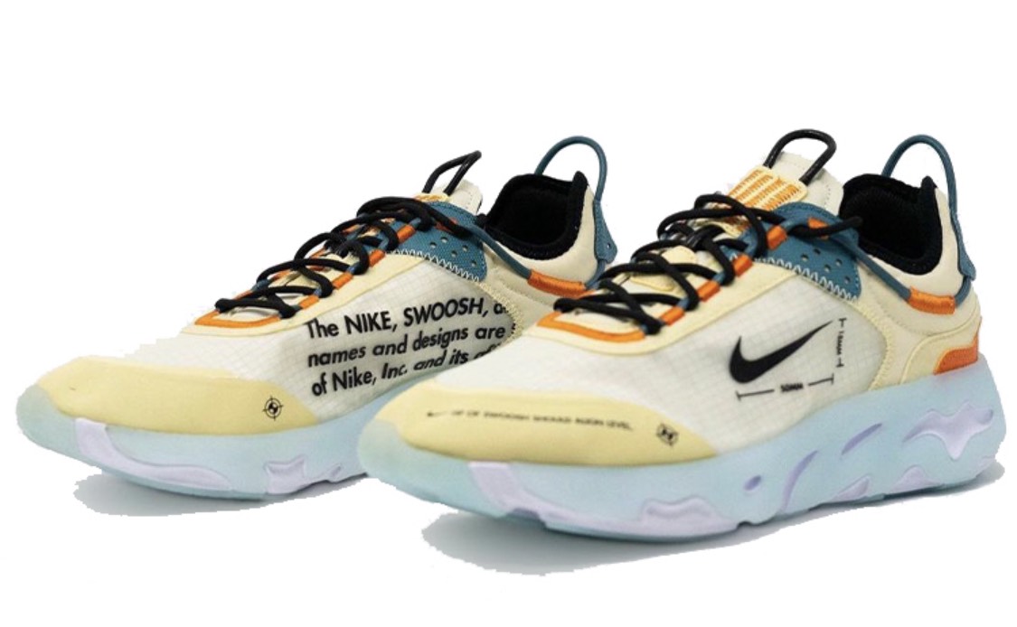 off white nike react live