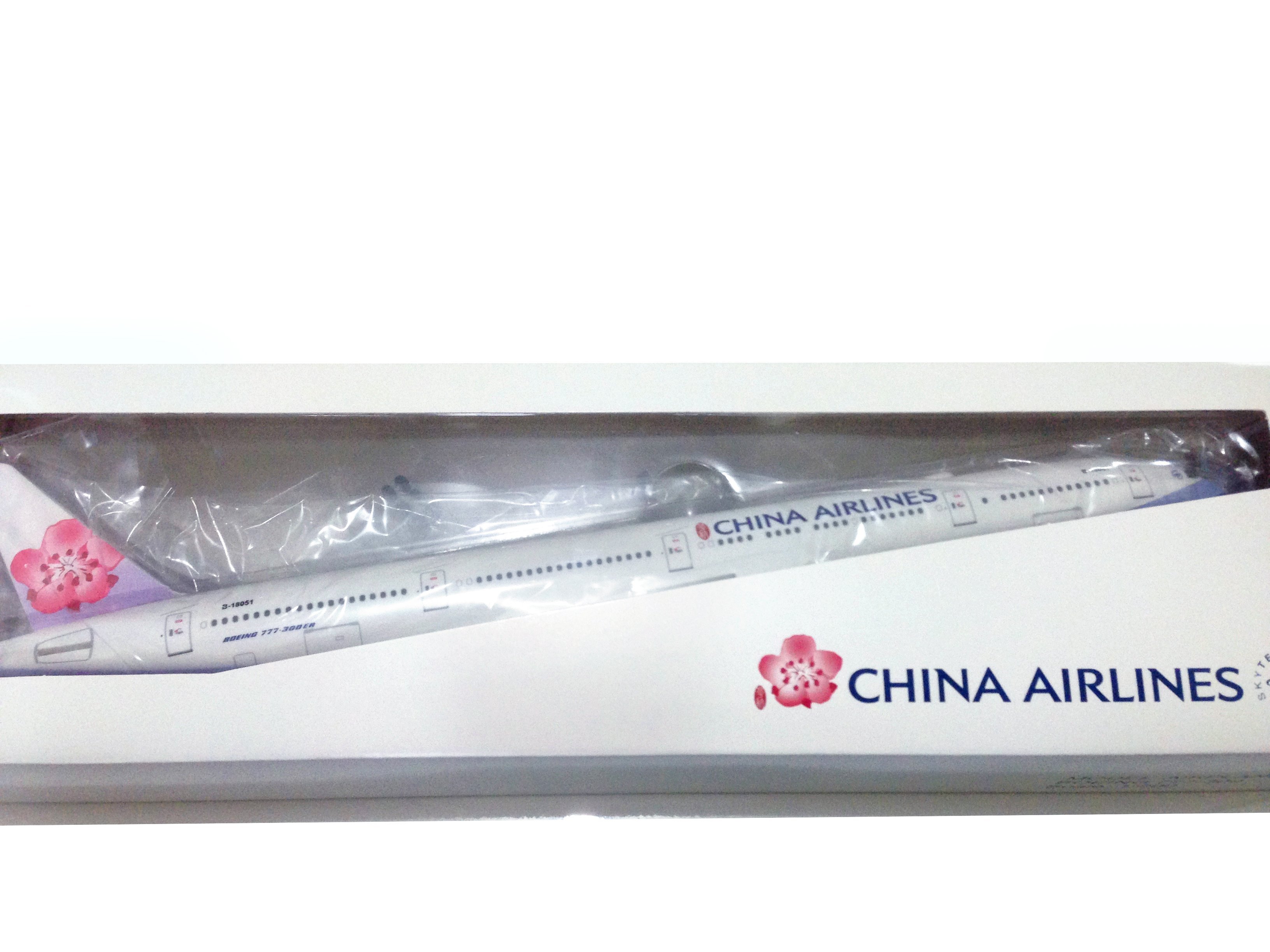 中華航空飛機模型波音Boeing 777-300ER 民航機客機標準塗裝1/200