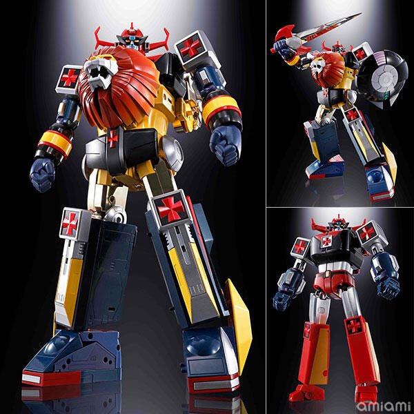 精密完成模型 郁峰模型~ BANDAI 超合金魂GX-59R 未來合體巨獸王金毛獅王~ 代理版