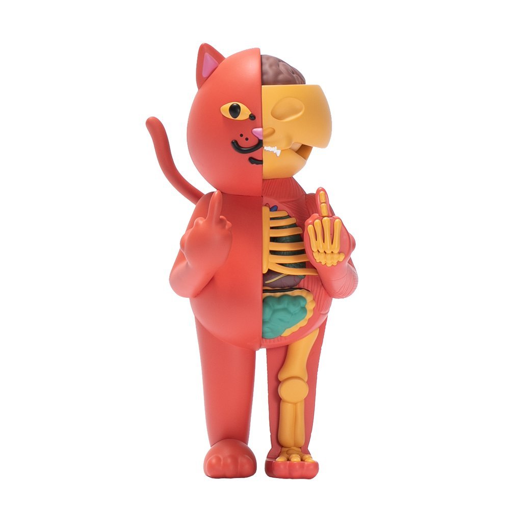 POISON } RIPNDIP DEVIL NERM VINYL FIGURE 中指貓限定公仔14吋
