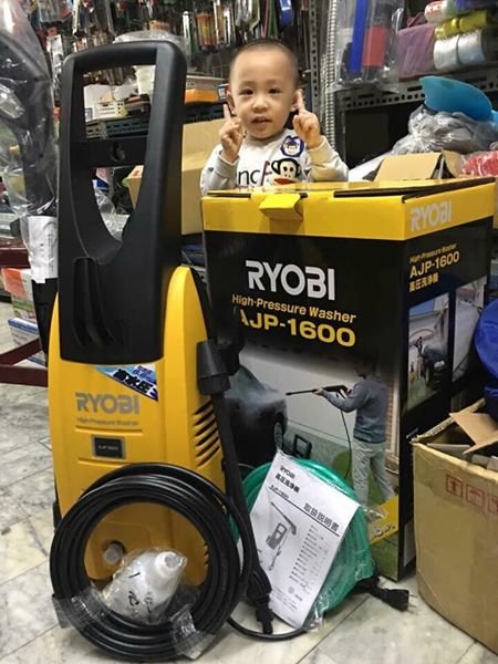 台南財成五金:日本RYOBI AJP-1600強力高壓清洗機/洗車機超熱賣機種自取
