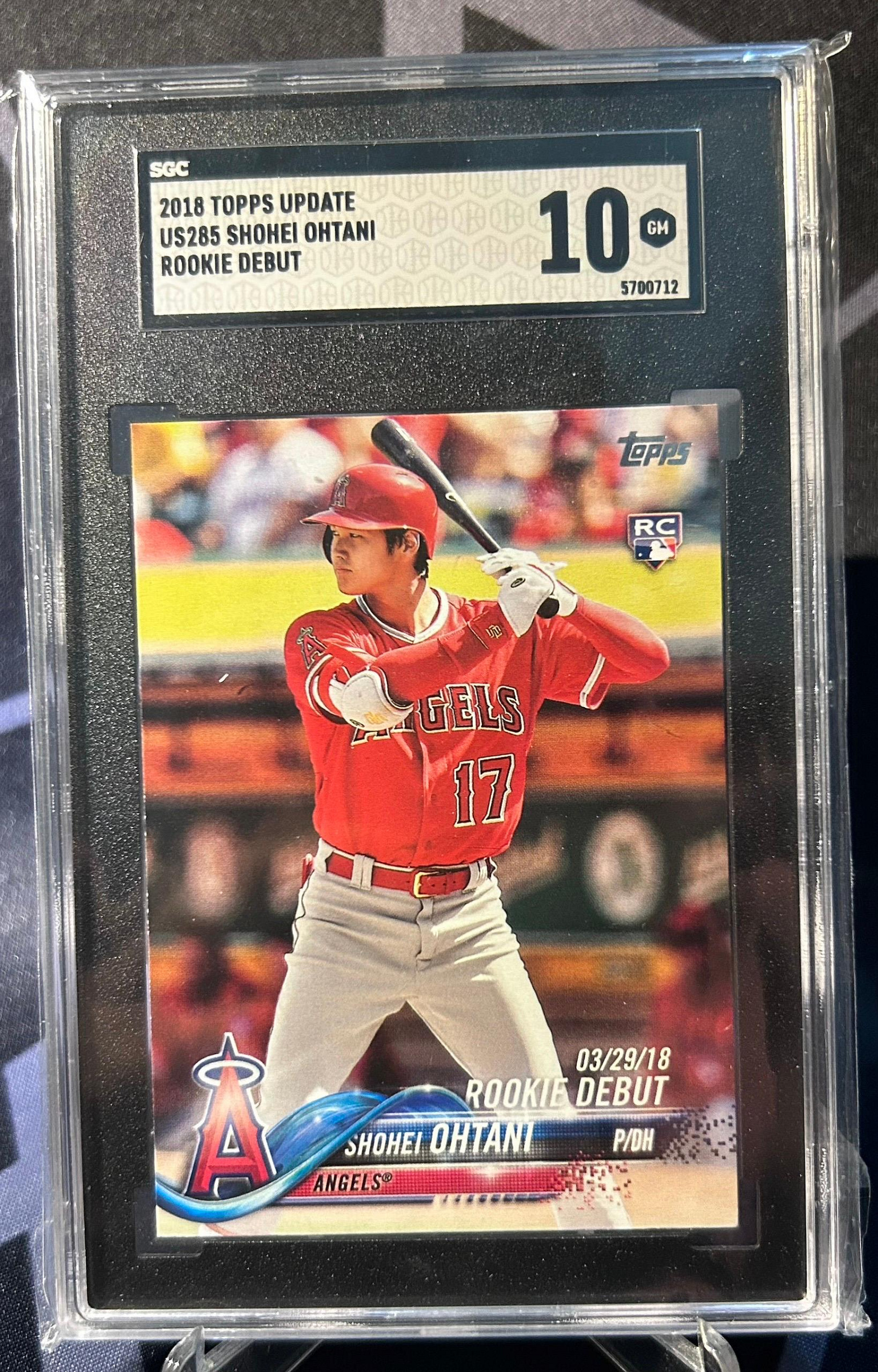 新人RC】大谷翔平2018 Topps #US285 Shohei Ohtani - Rookie Debut
