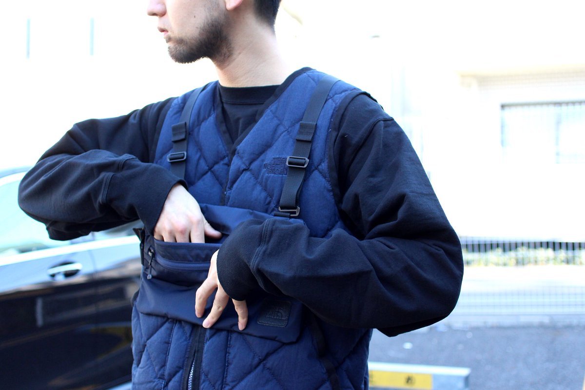 THE NORTH FACE PURPLE LABEL Nylon Ripstop Chest Rig（軍綠色售出